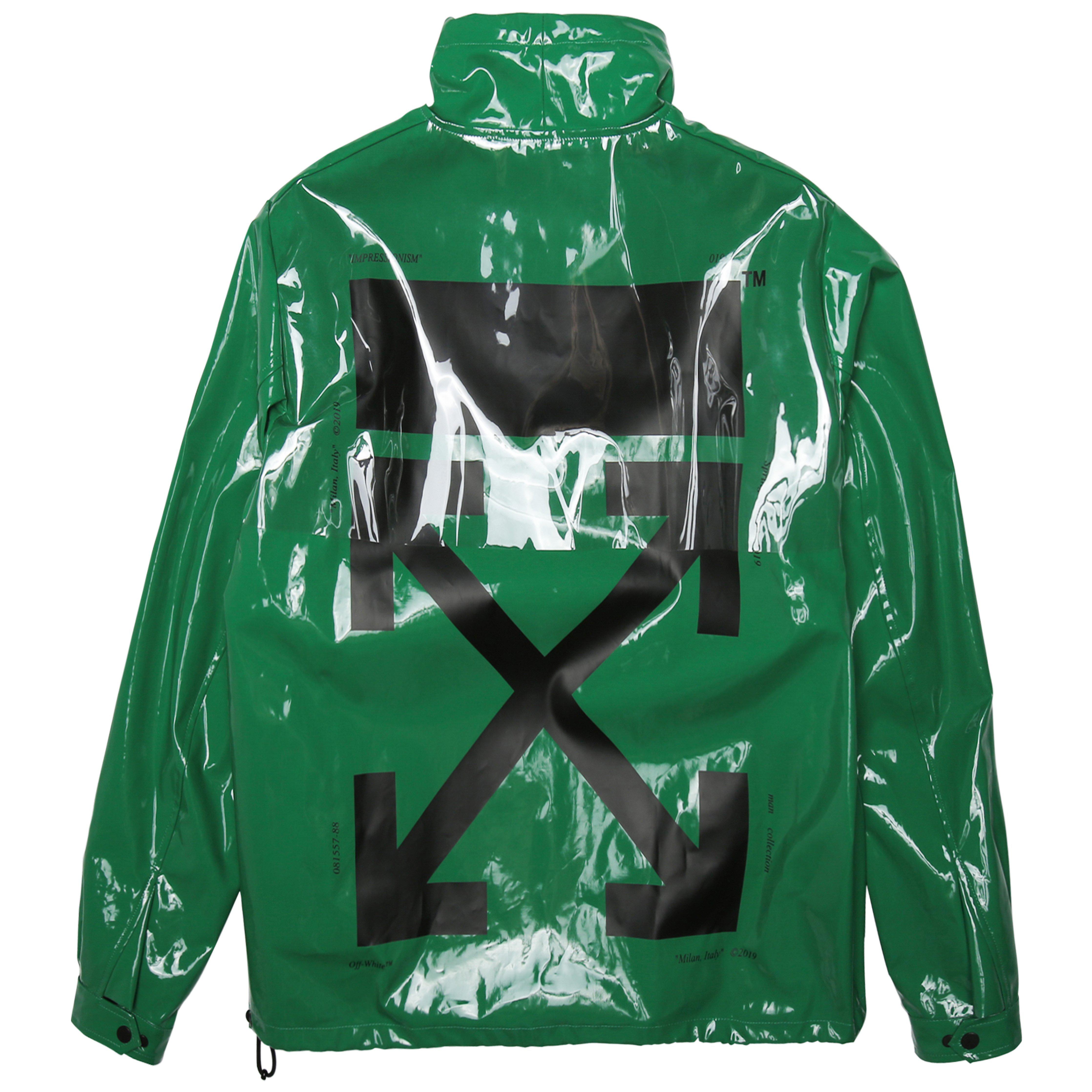 Off-White c/o Virgil Abloh Anorak Jacket in Green | Black (Green) for Men |  Lyst