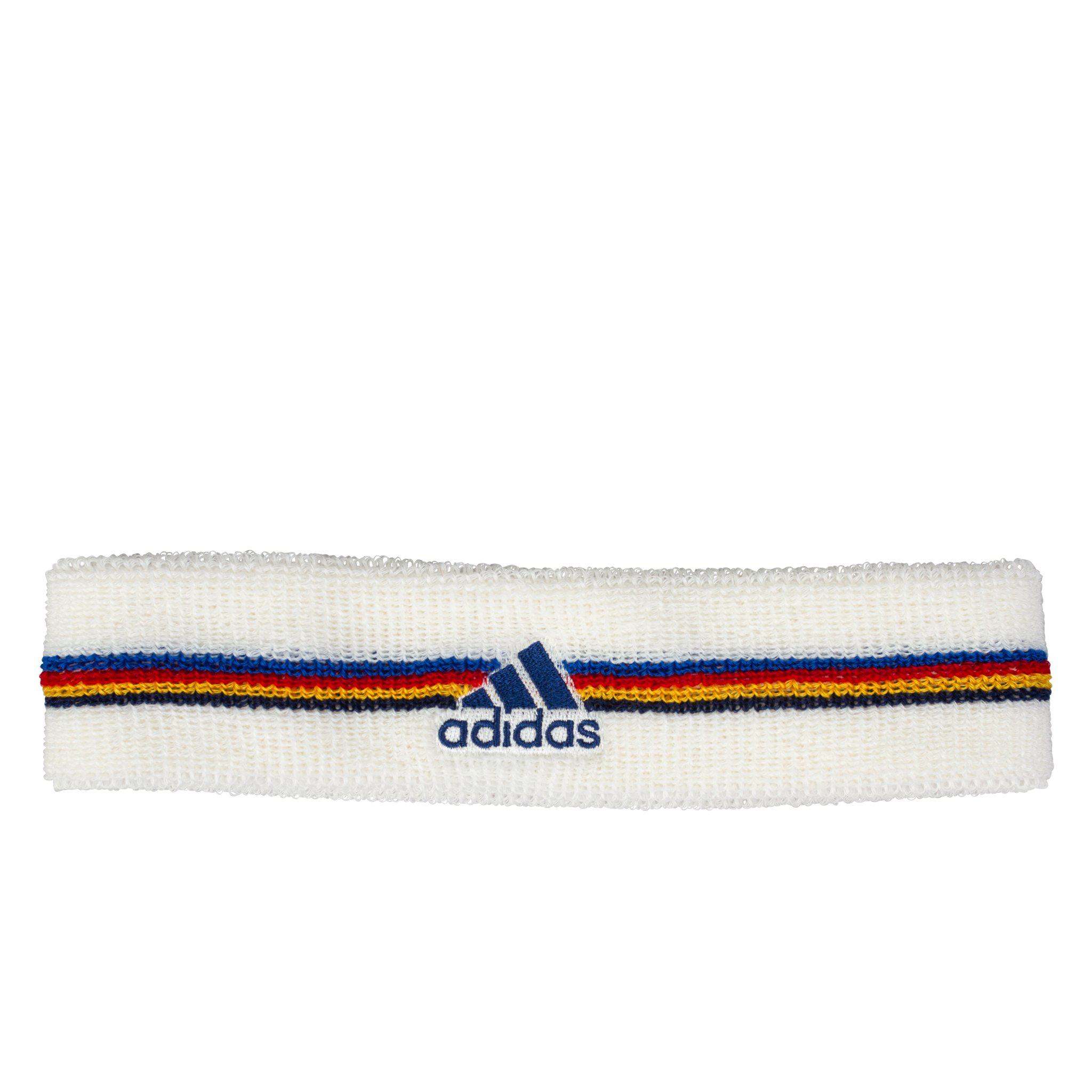 adidas Originals Synthetic Headband in White / Striped (Blue) | Lyst