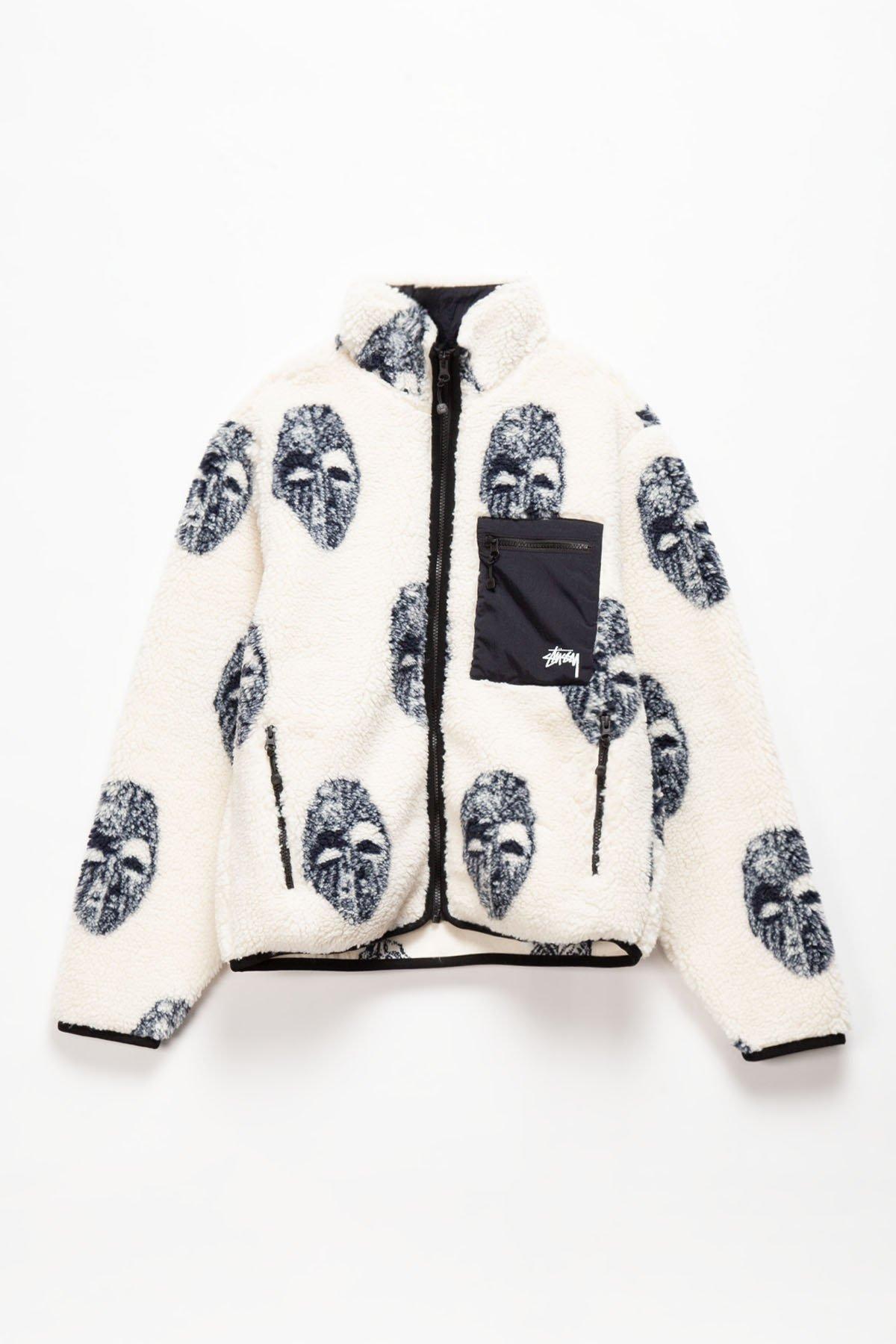 stussy jacquard sherpa