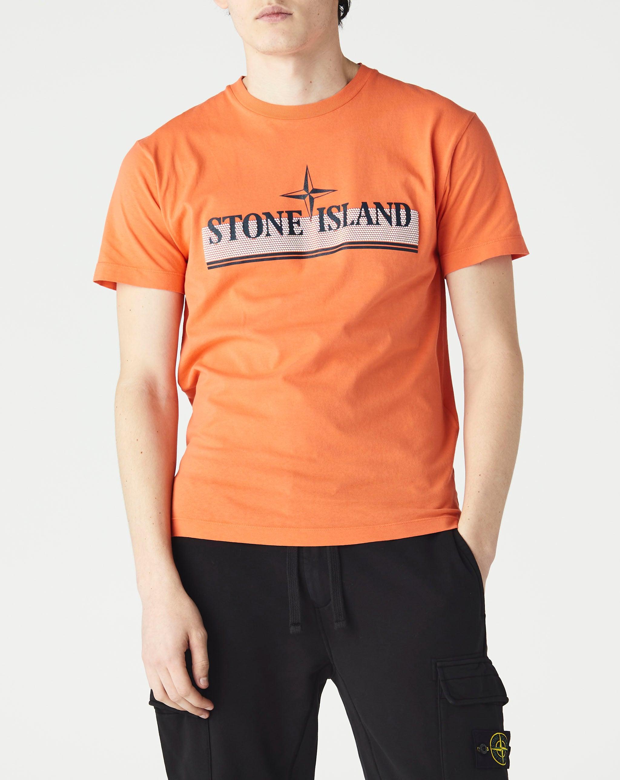 Stone Island Cotton Tricromia One T-shirt in Orange for Men | Lyst