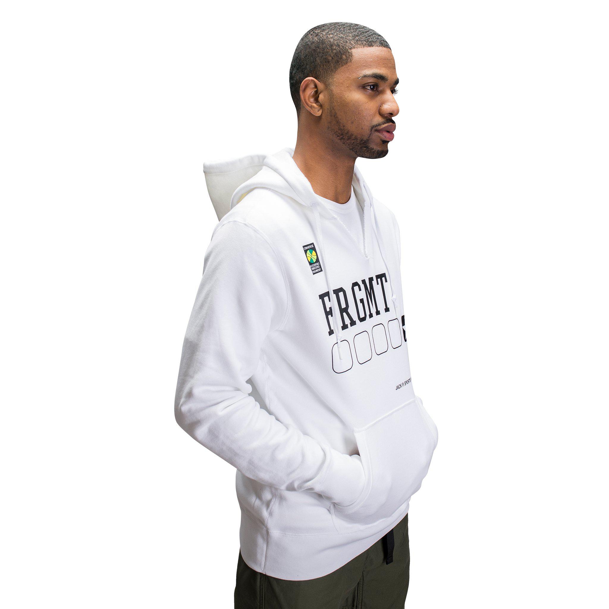 Converse Cotton X Fragment Hoodie in White for Men | Lyst