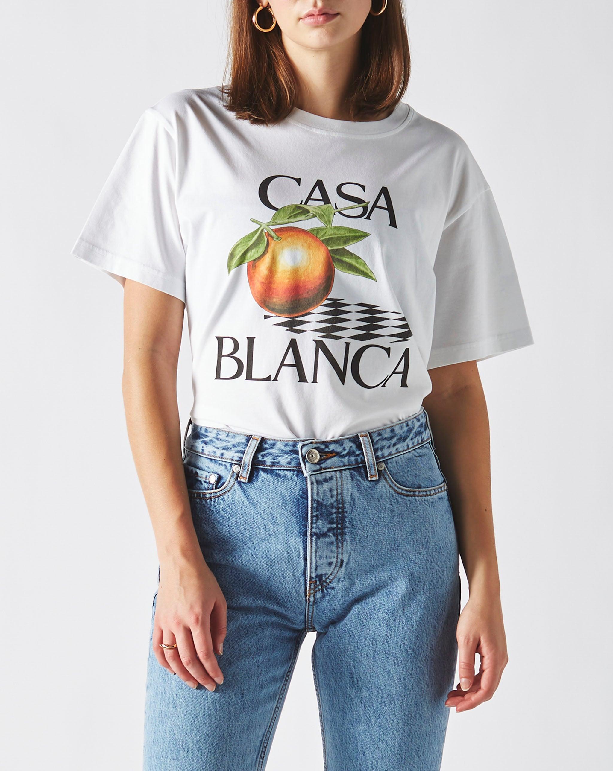 CASABLANCA Women's Orange Digital Print T-shirt for Men | Lyst