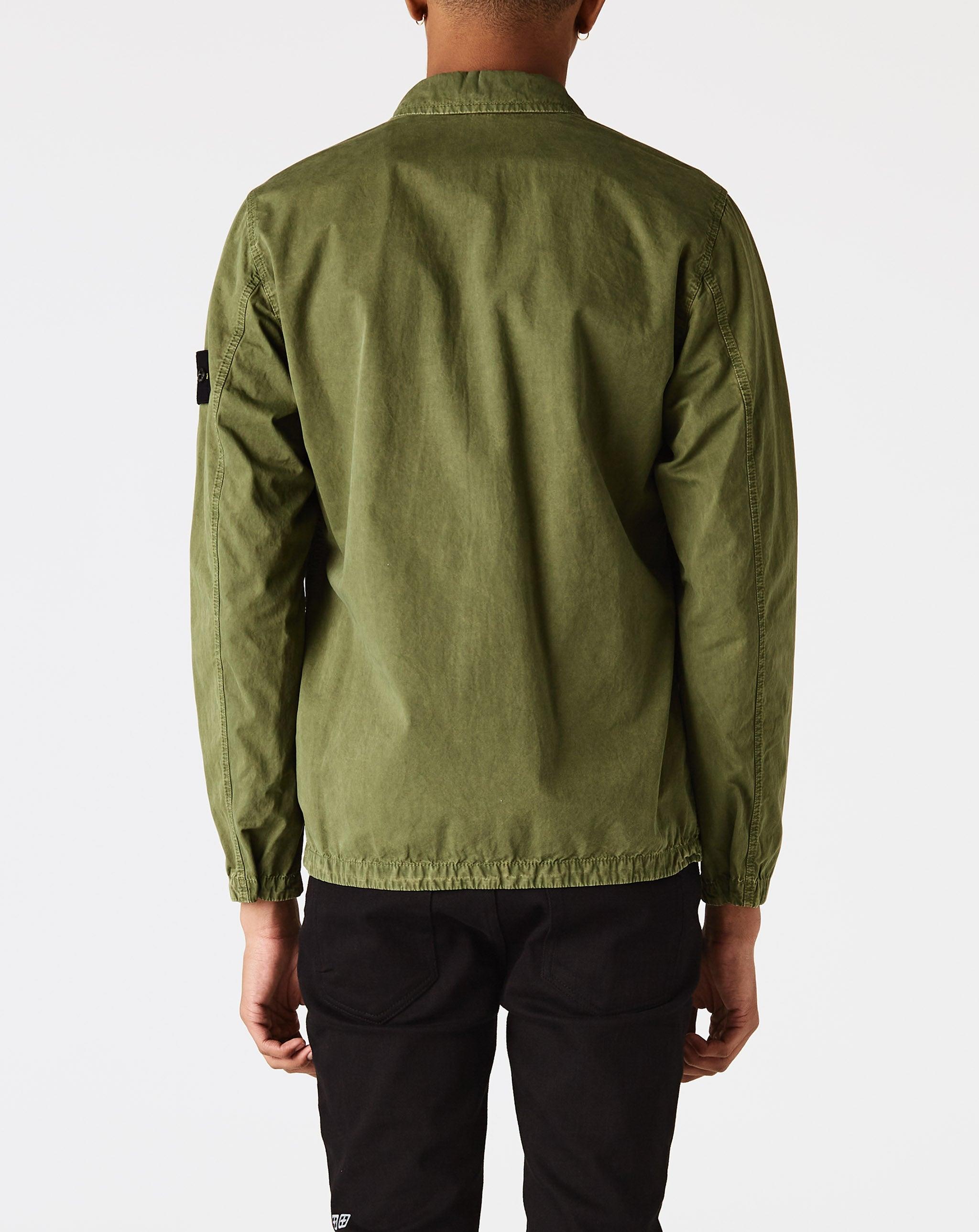 Stone Island Cotton Overshirt in Green for Men | Lyst