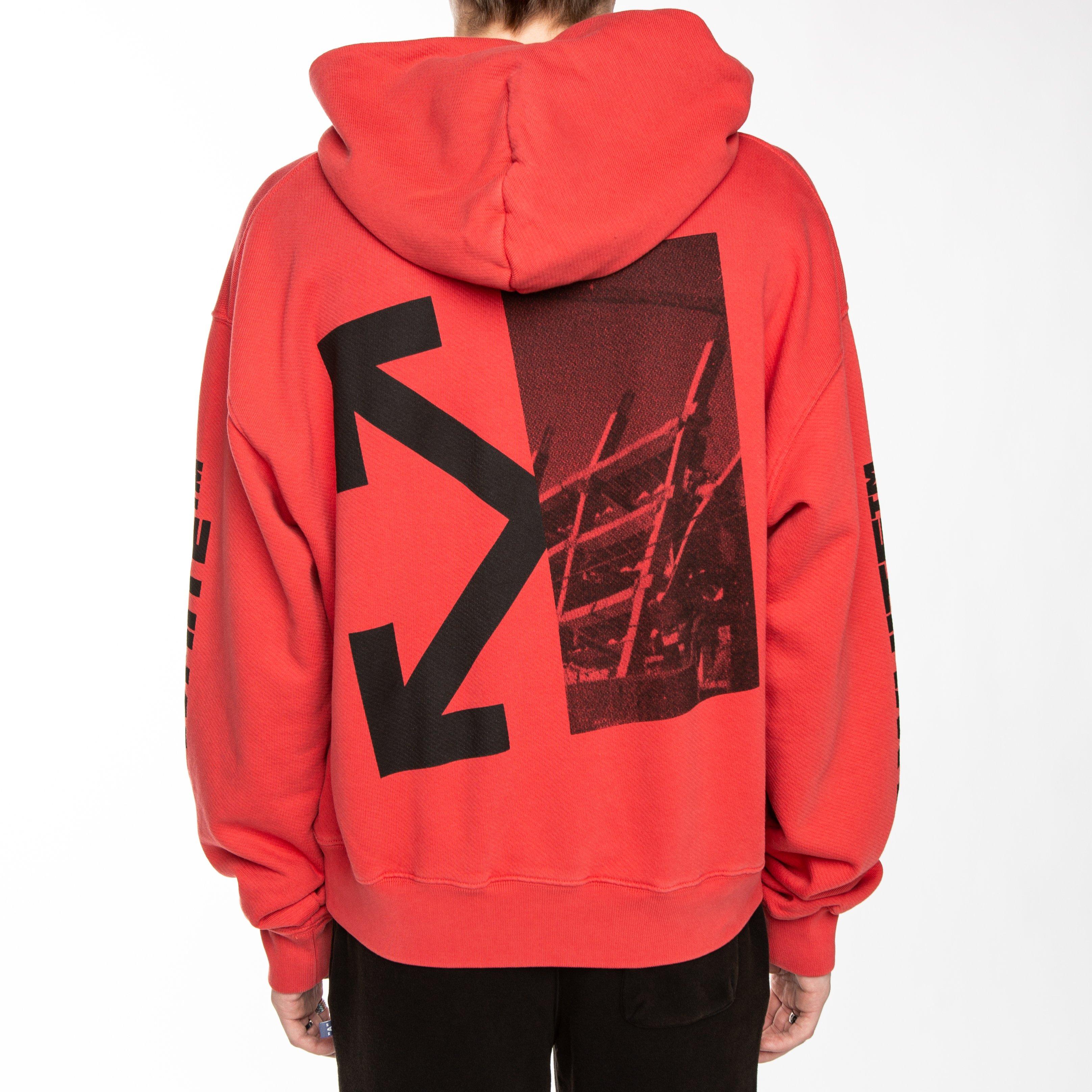Off-White c/o Virgil Abloh Cotton Splitted Arrows Oversized Hoodie in ...