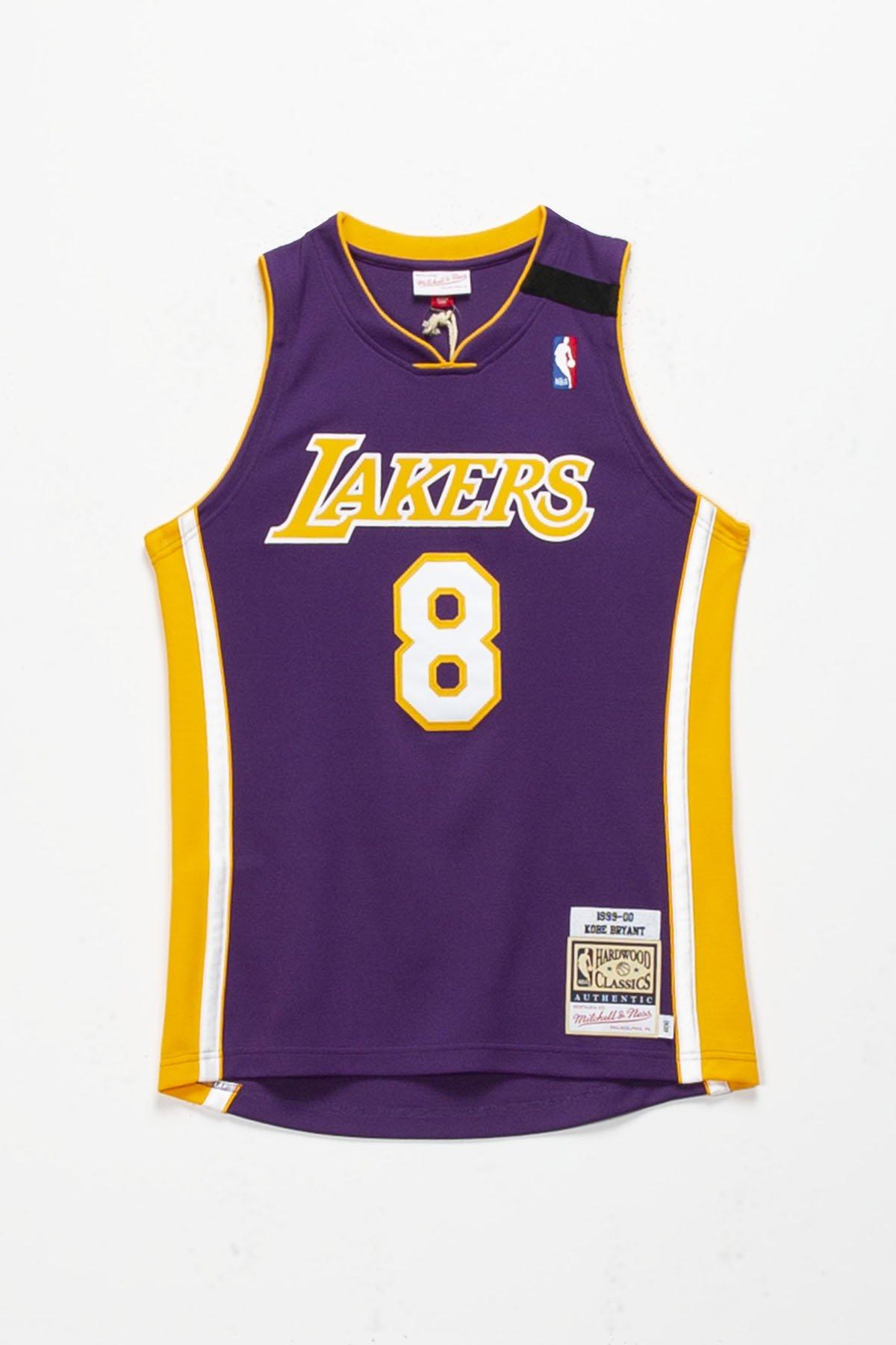 Mitchell & Ness Kobe Bryant '99-'00 La Lakers Authentic Road Jersey in Purple for Men - Lyst