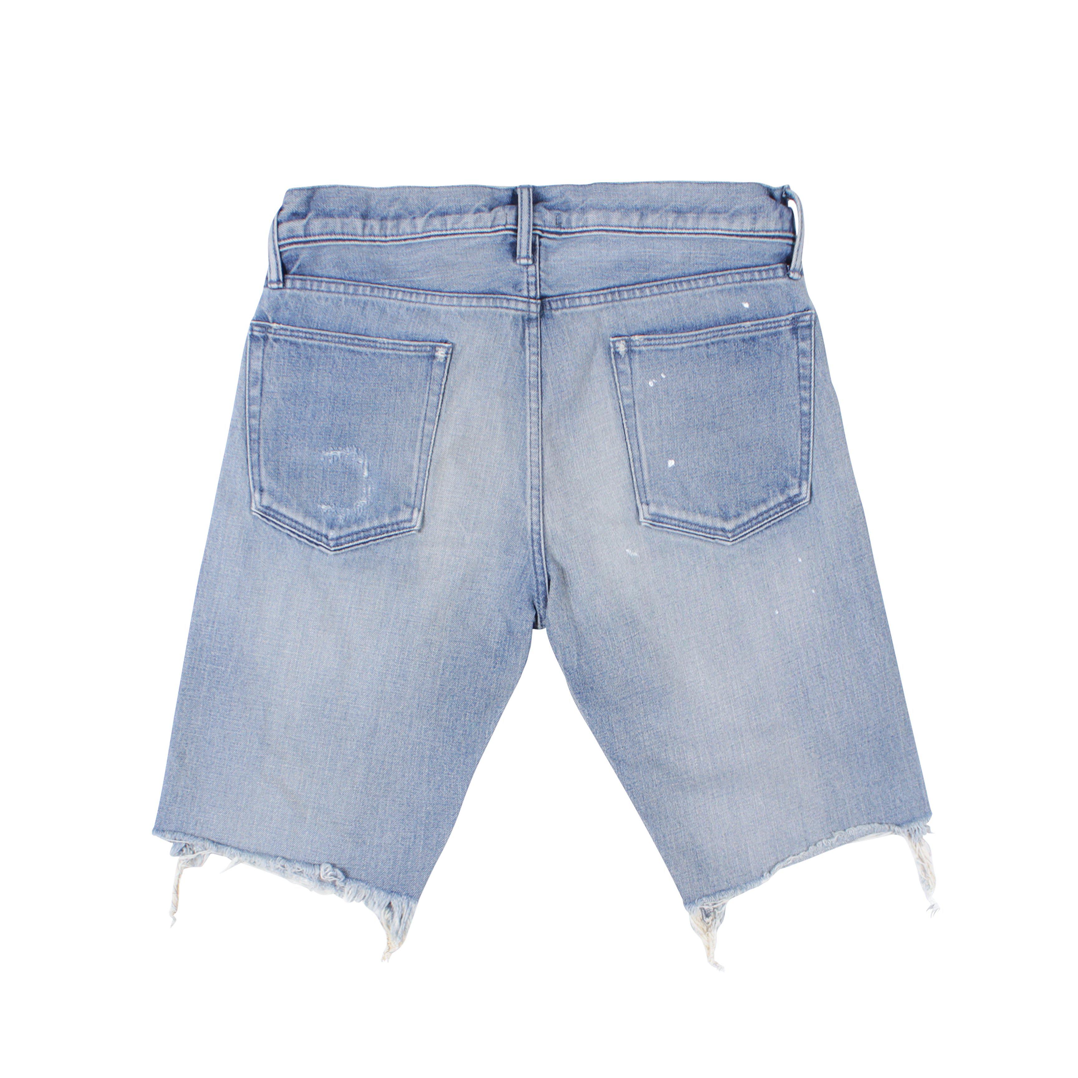 john elliott denim shorts
