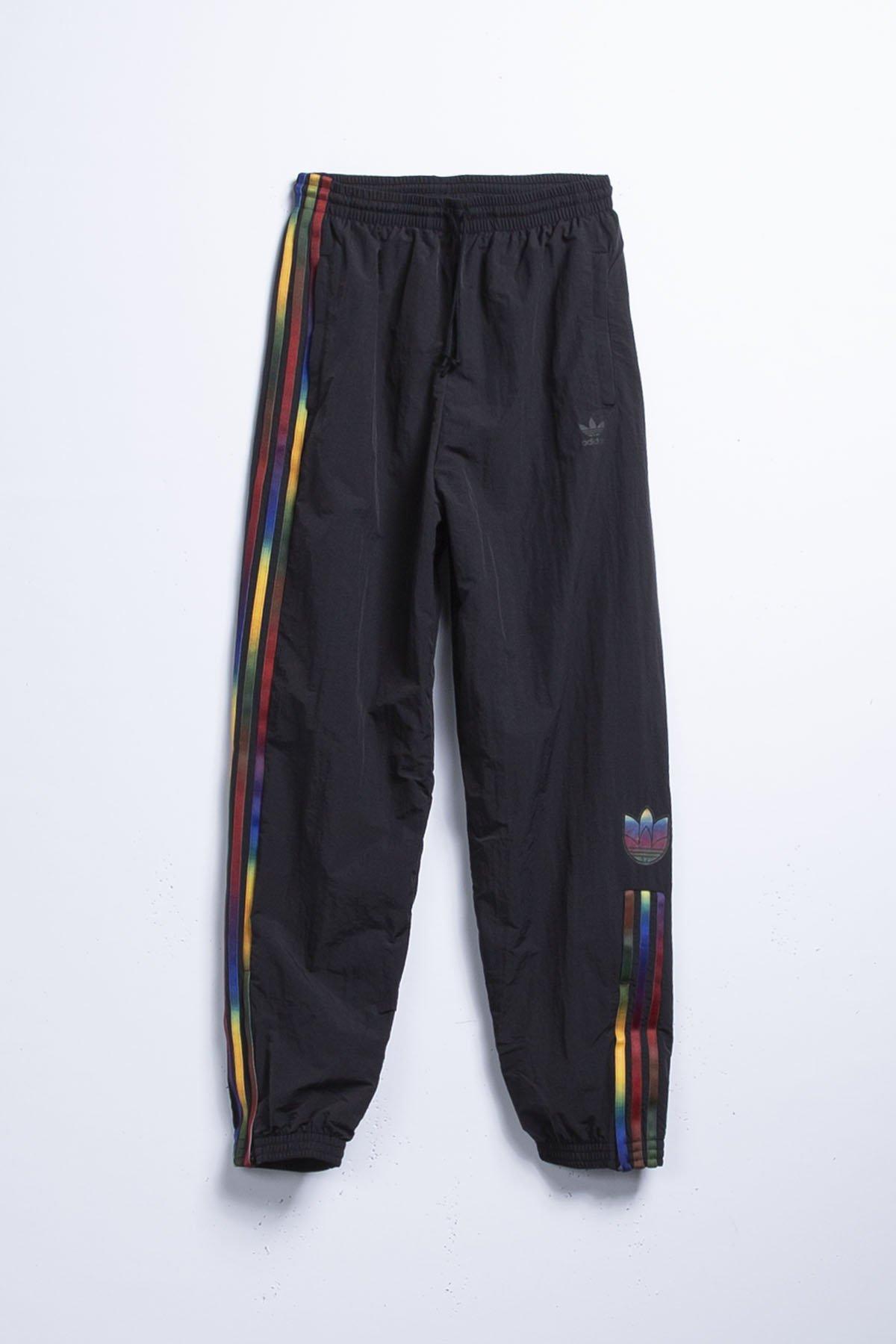 adidas rainbow track pants