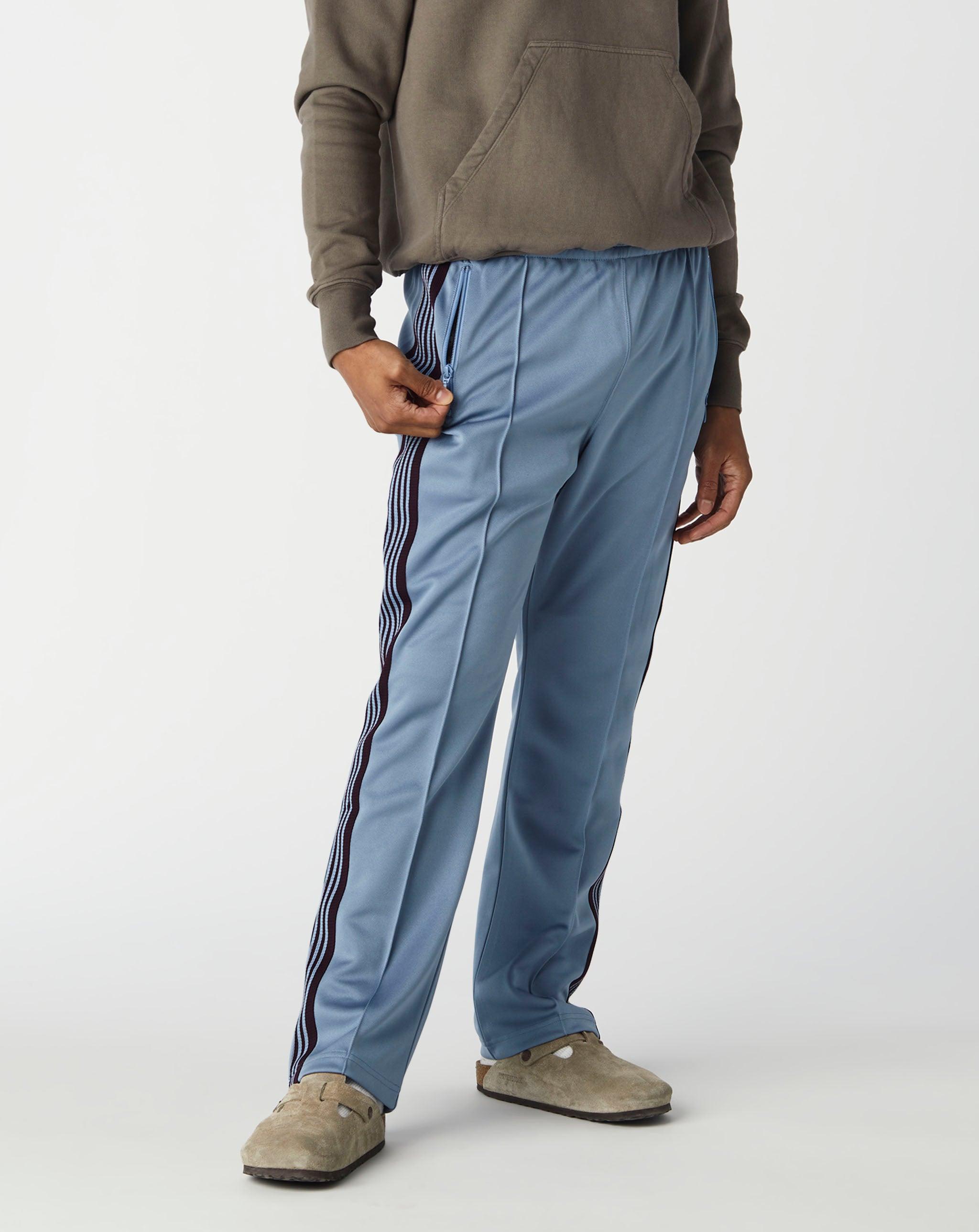 Needles Synthetic Narrow Track Pants in Blue for Men | Lyst