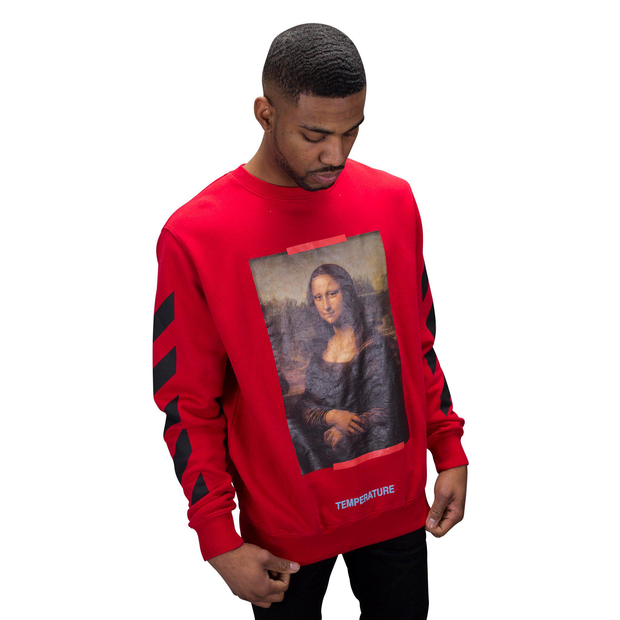 Off white mona lisa red long sleeve sale