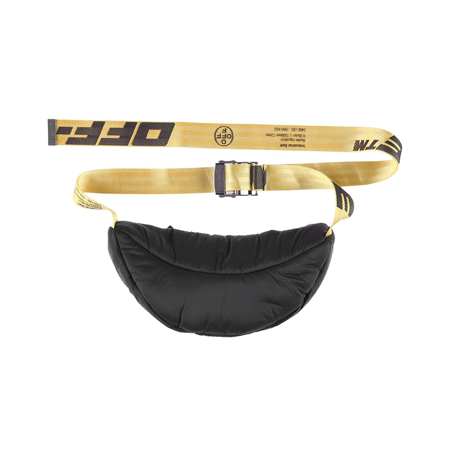 Off white puffy fanny pack sale