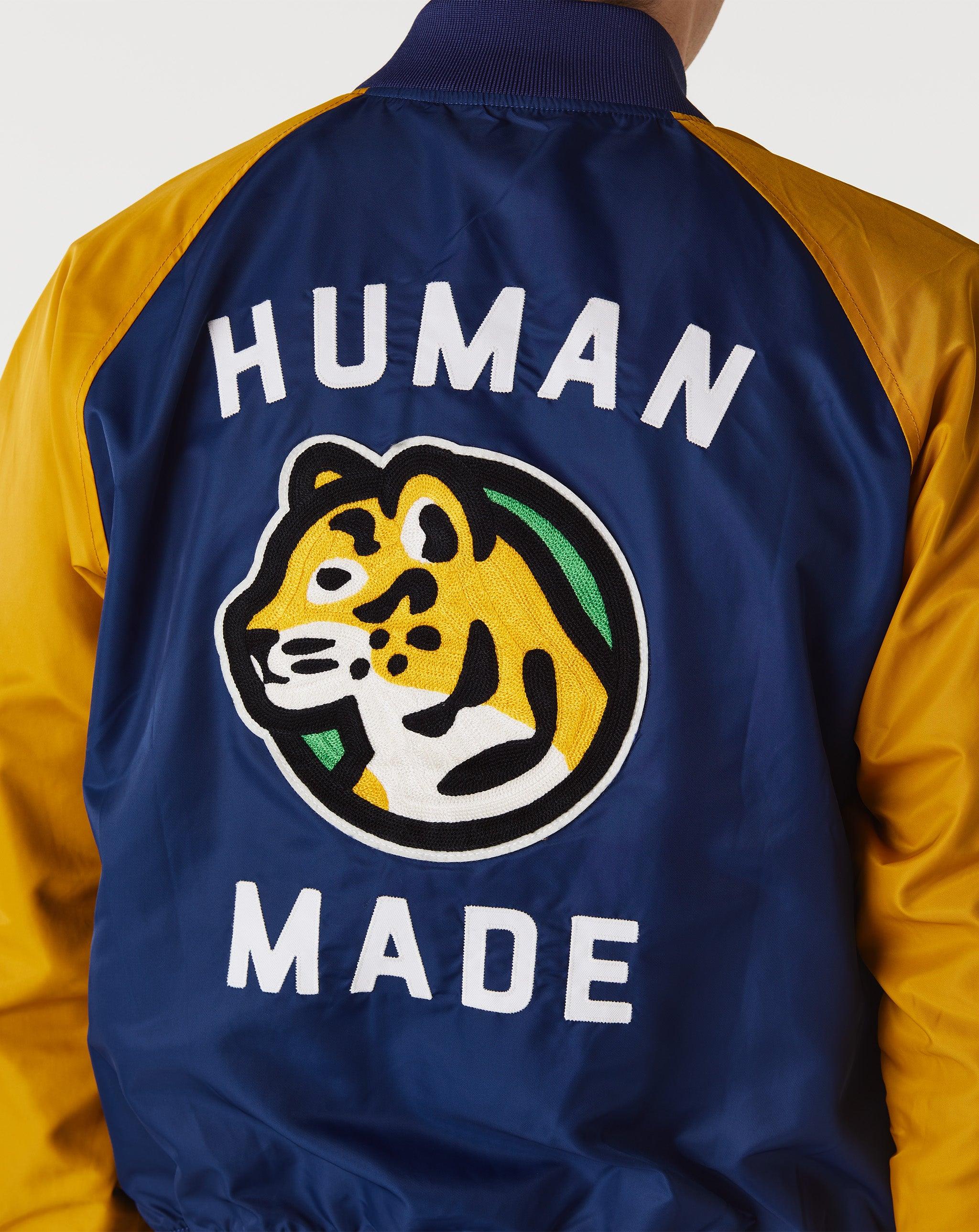 HUMAN MADE Nylon Stadium Jacket Blue-