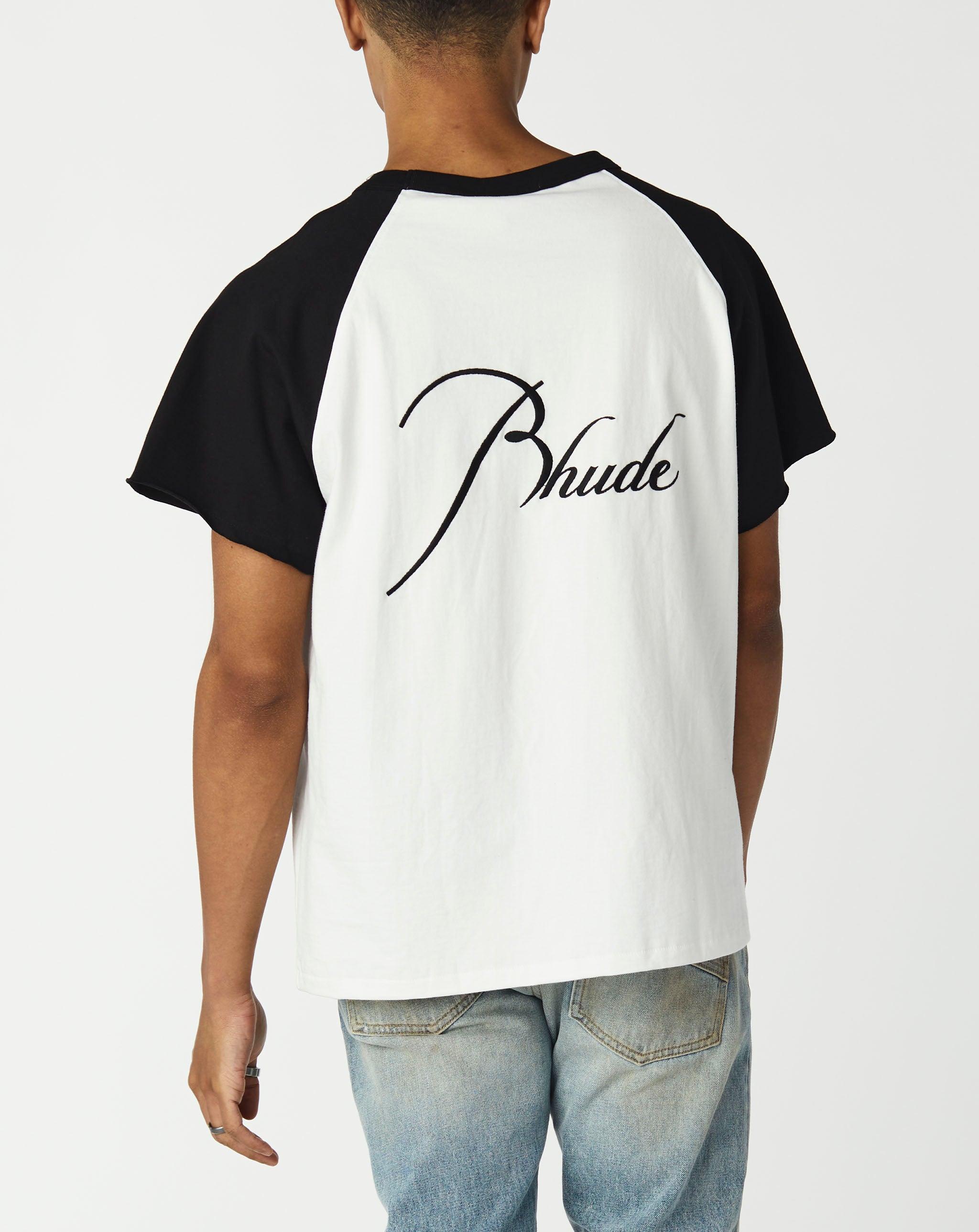 Rhude Raglan T-shirt in White | Black (Black) for Men | Lyst