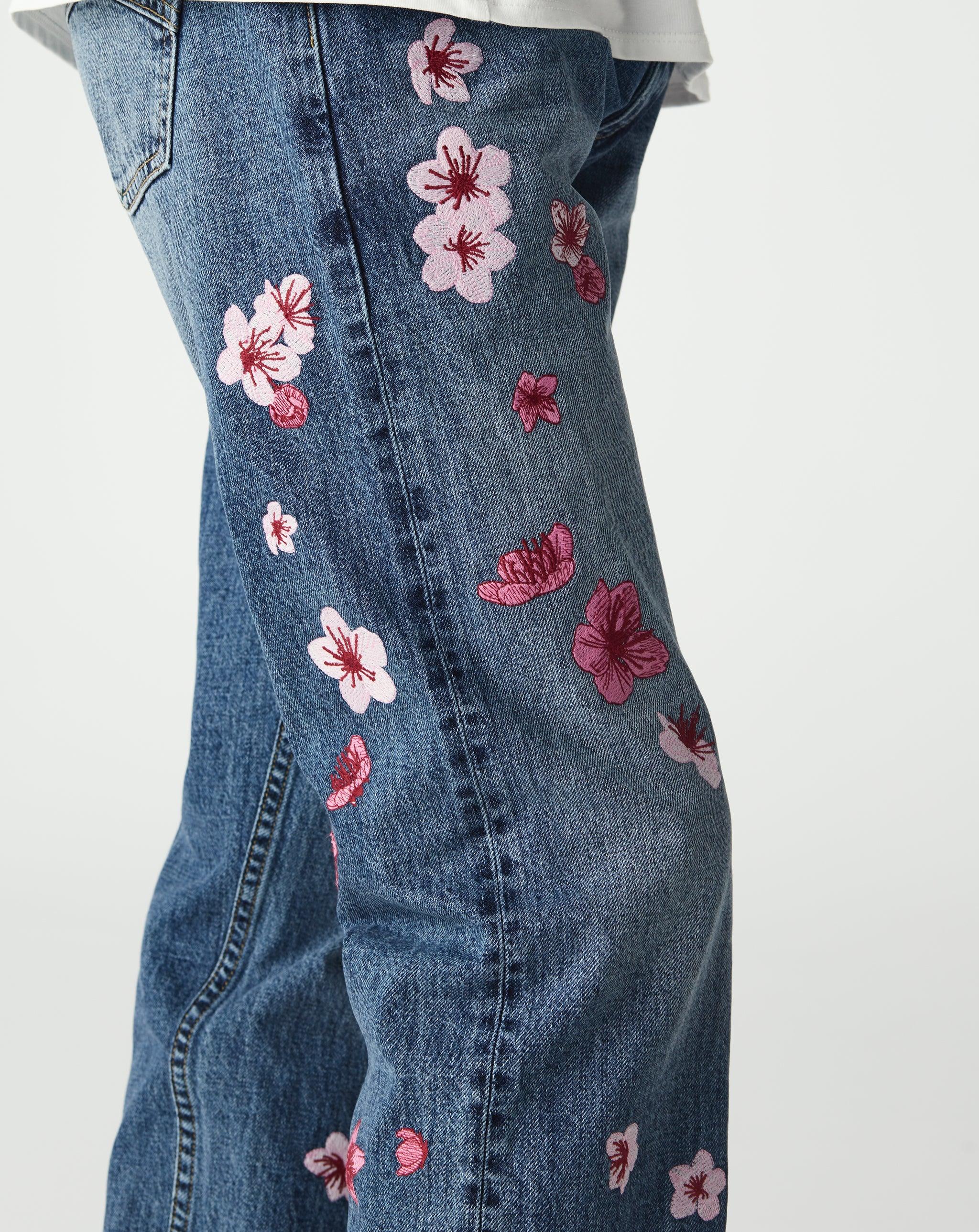 Rhude Denim Bandana Embroidered Jeans 