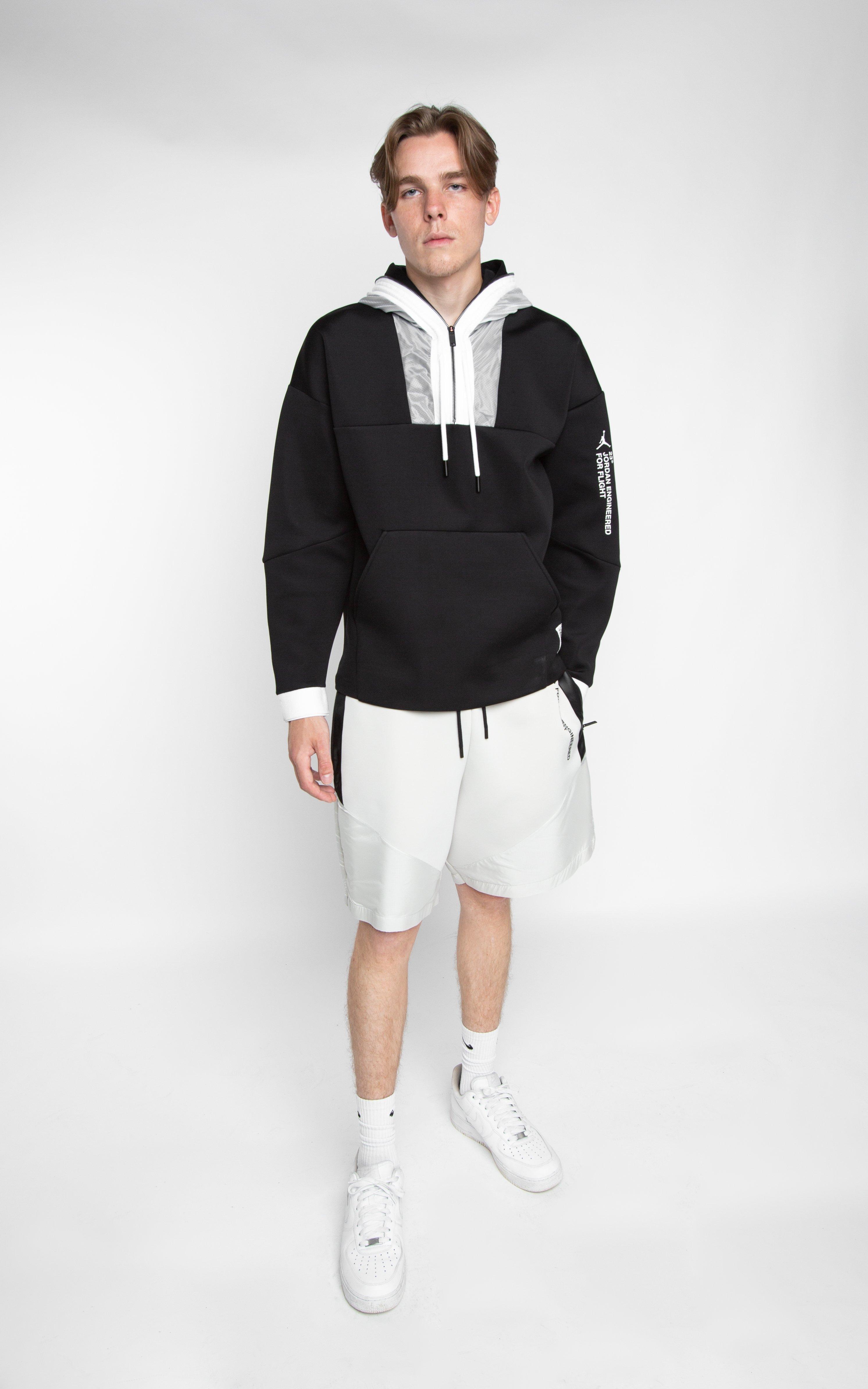 jordan half zip hoodie