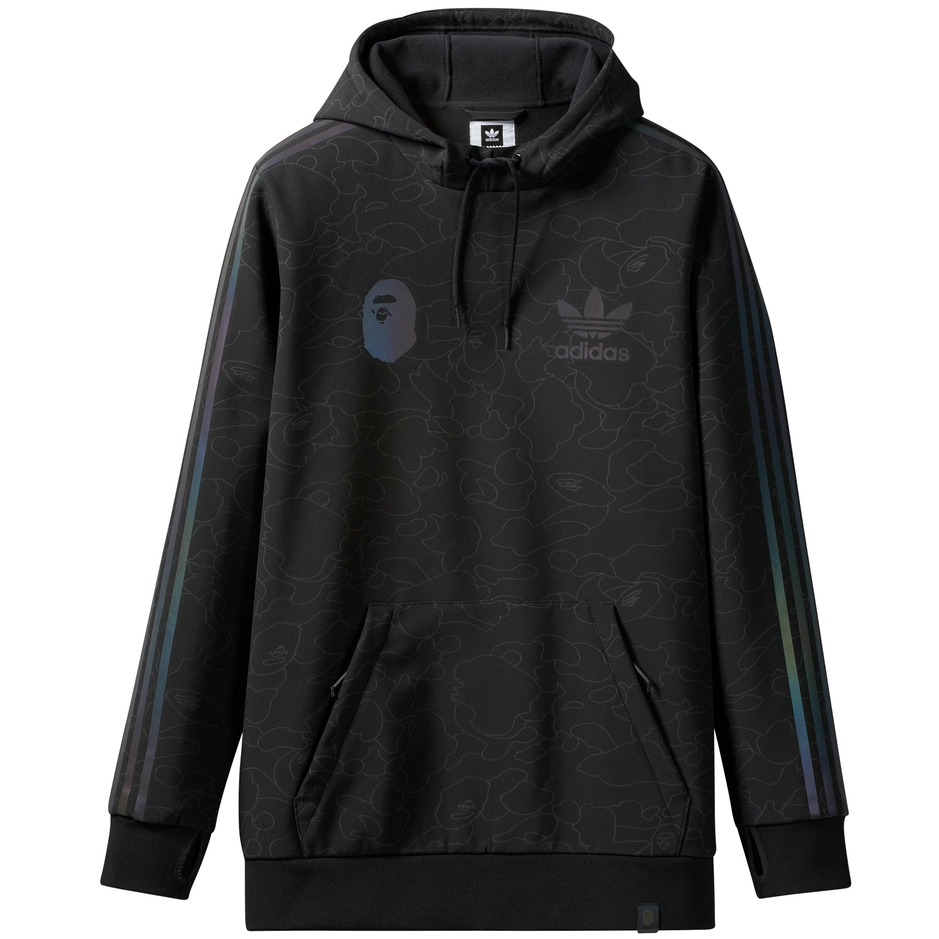 adidas x bape tech hoodie black