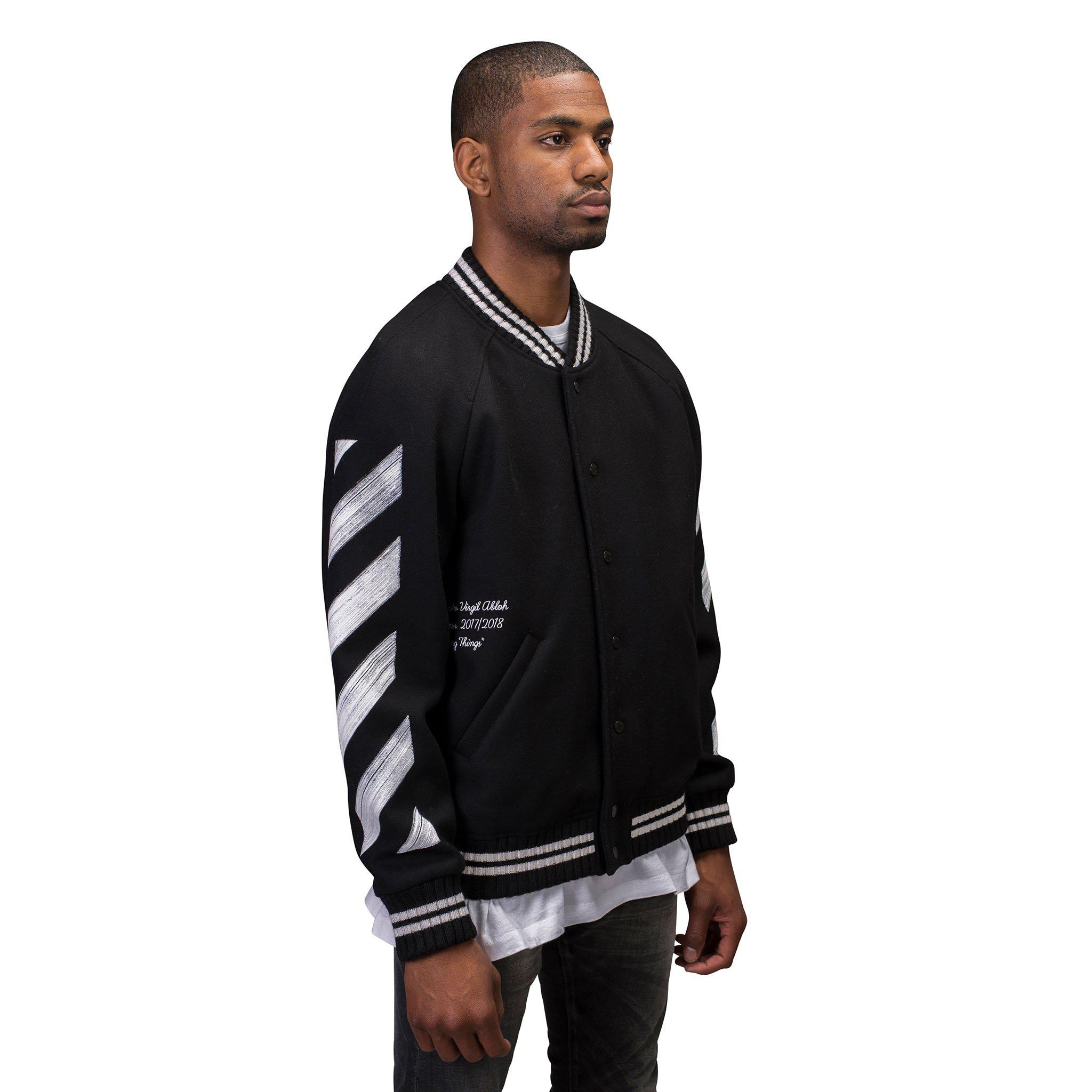 off white 3d varsity jacket