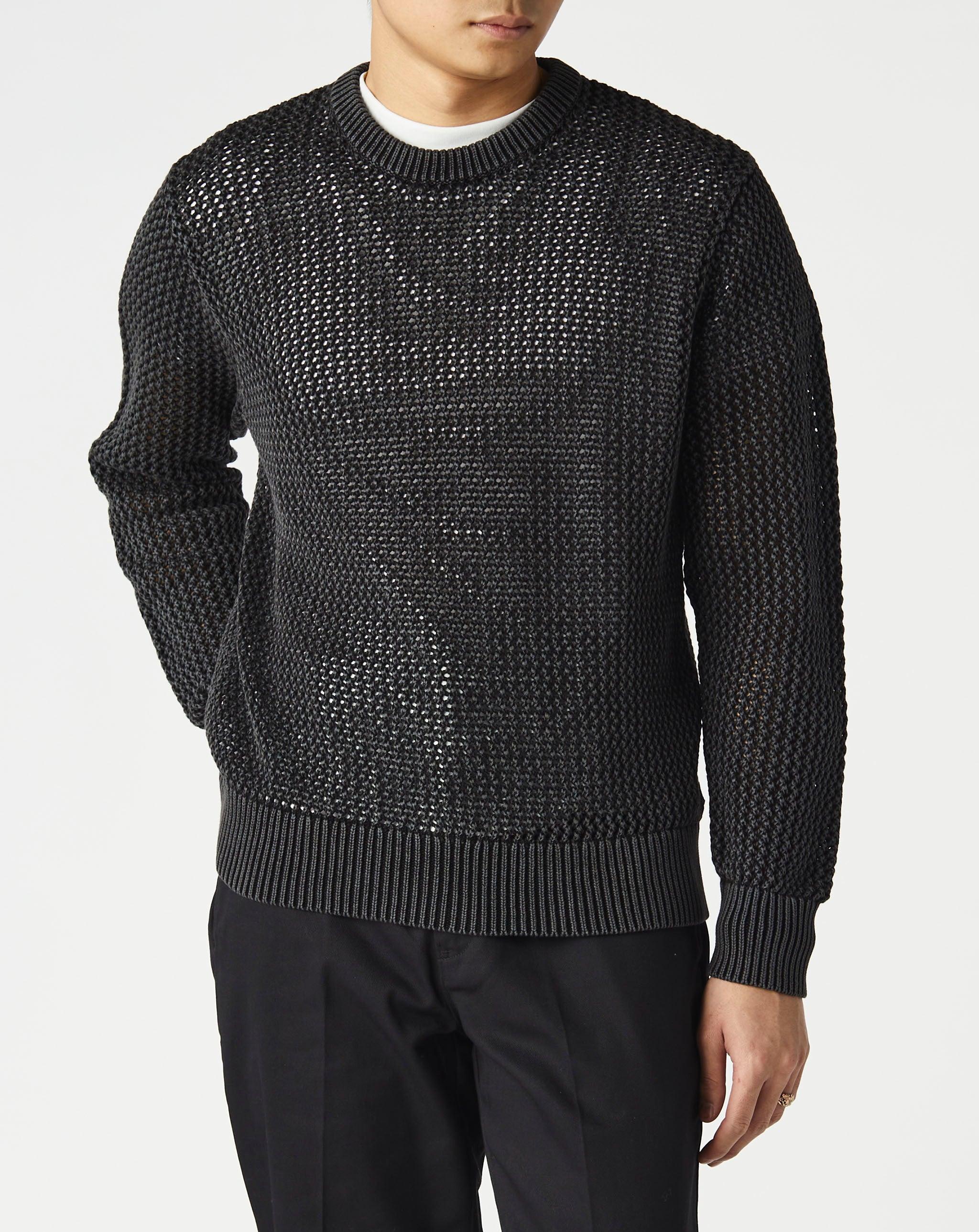 Stussy Pigment Dyed Loose Gauge Sweater in Black for Men | Lyst