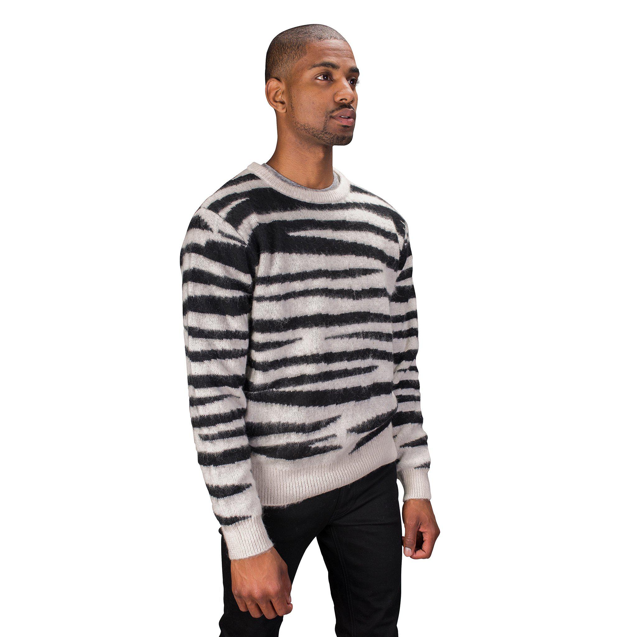 zebra sweater