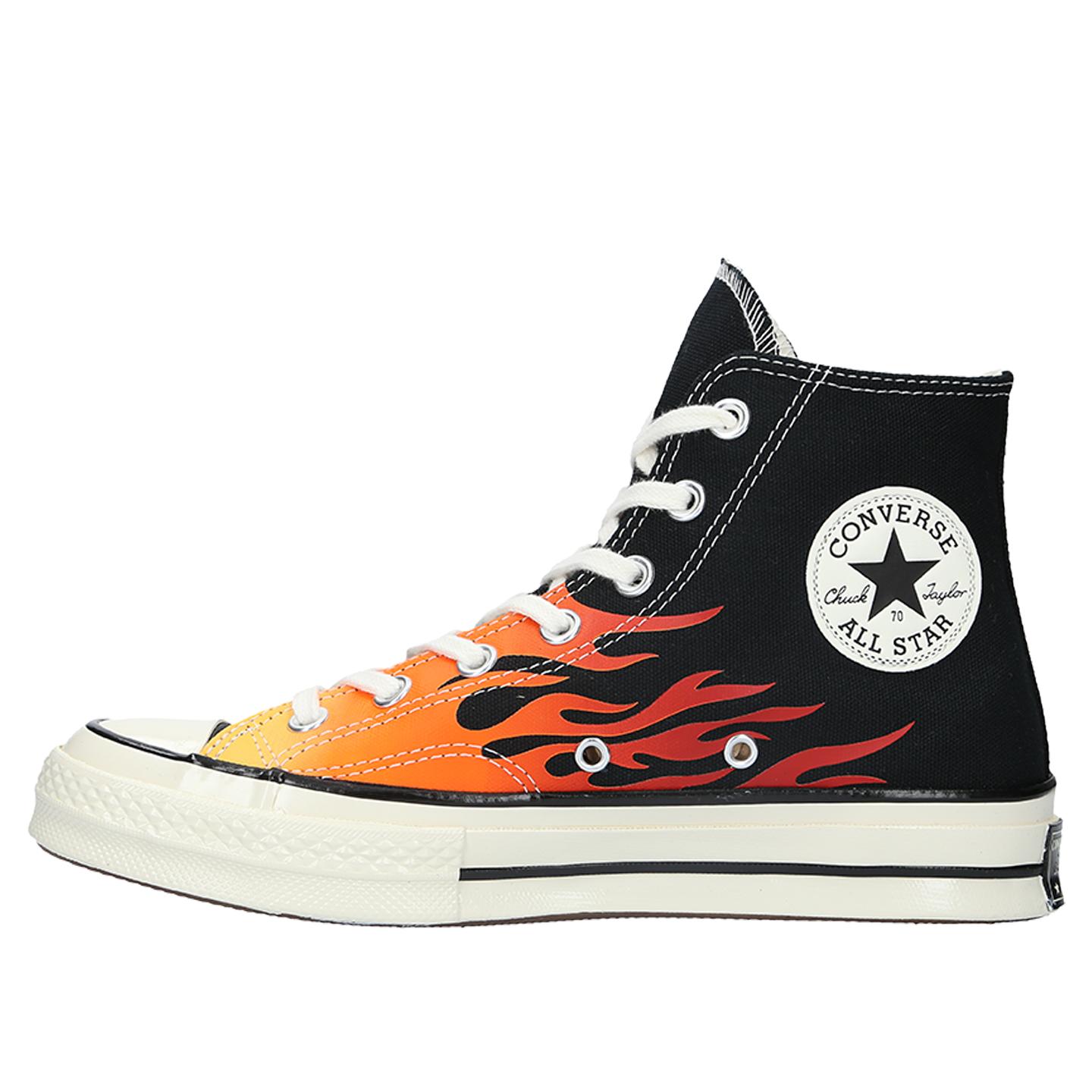 converse flame black