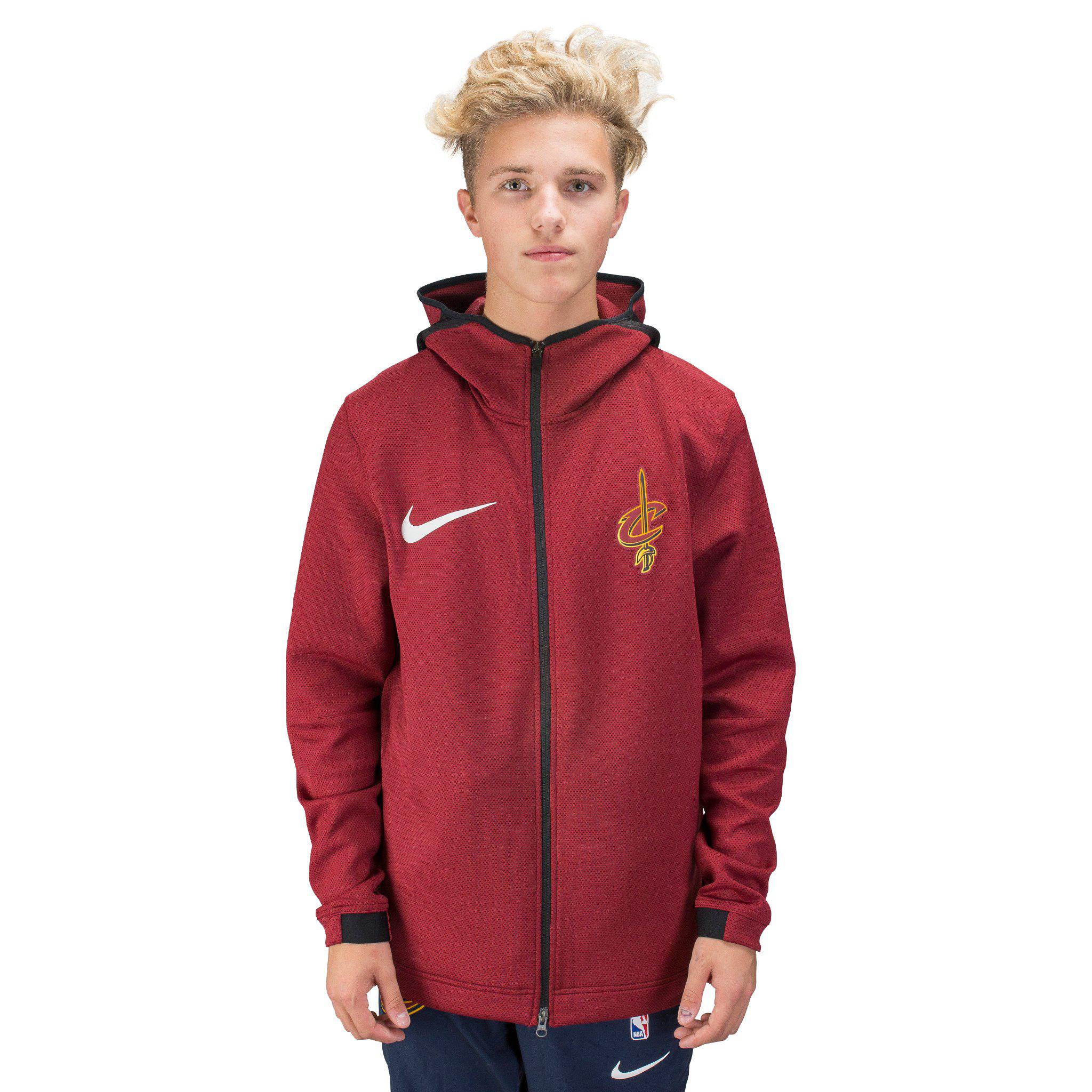 Nike Fleece Cleveland Cavaliers Therma Flex Showtime Hoodie in Red for Men  | Lyst