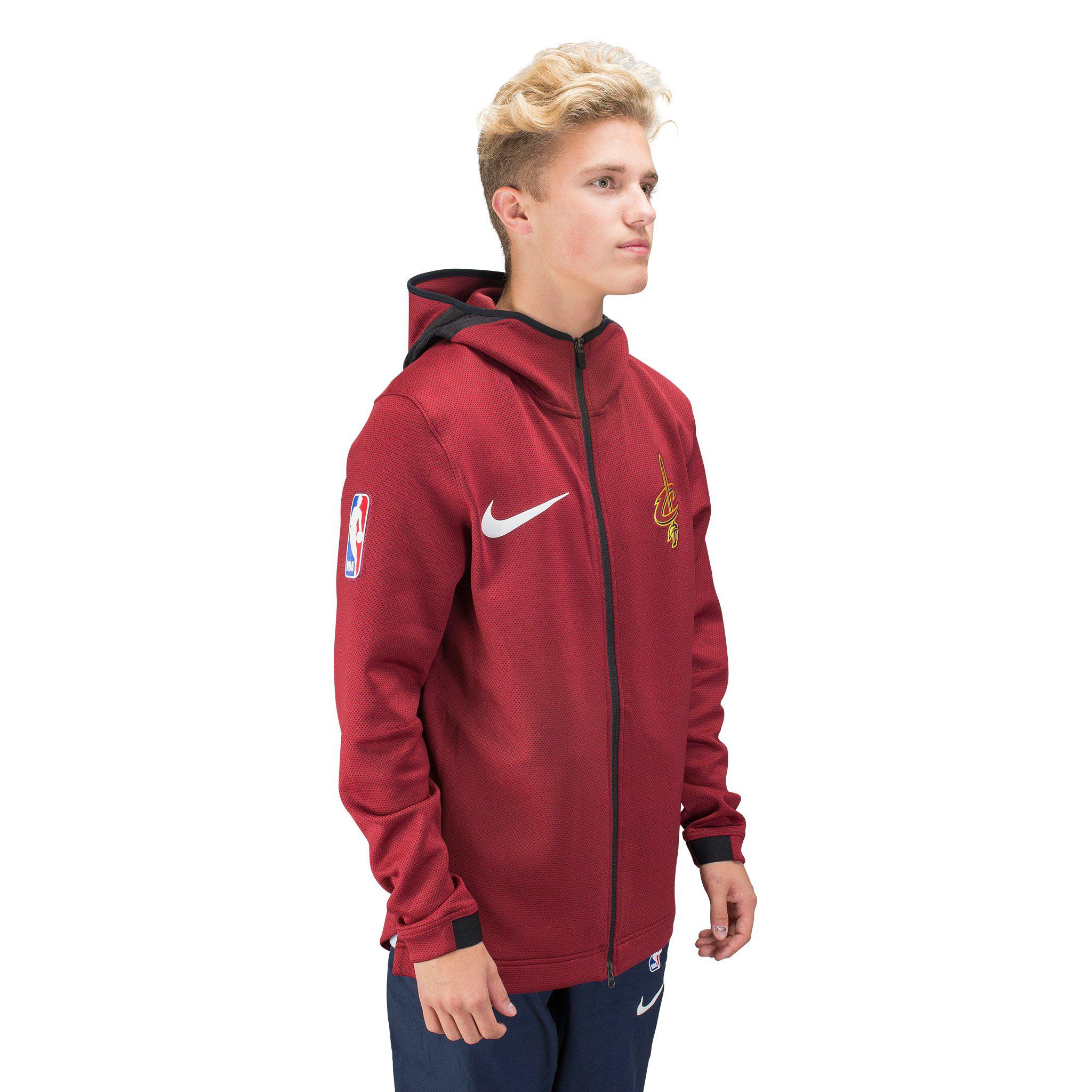 Nike Fleece Cleveland Cavaliers Therma Flex Showtime Hoodie in Red for Men  | Lyst
