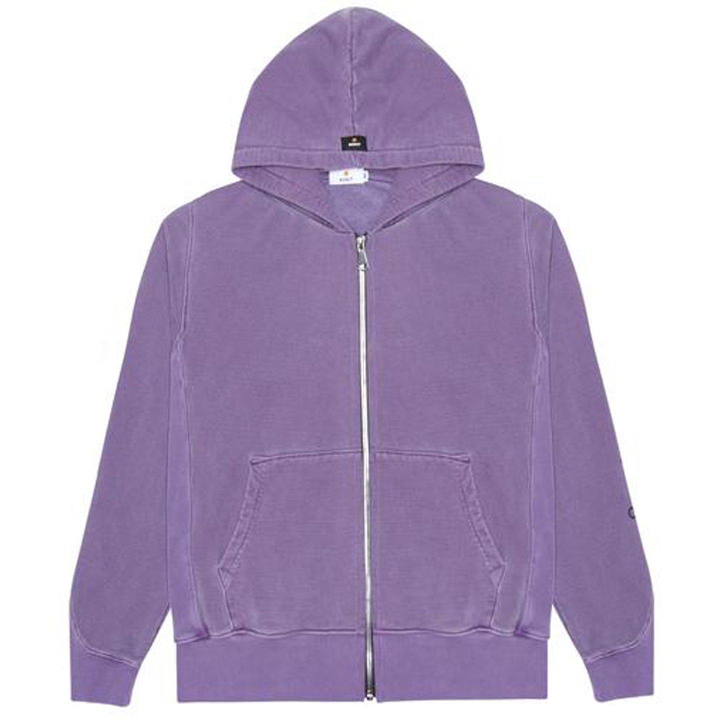 purple zipper hoodie