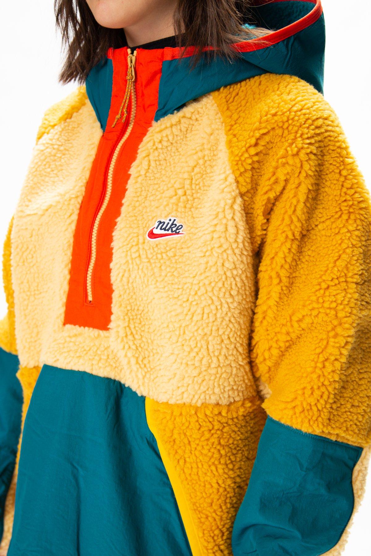 Nike heritage essentials half zip hotsell sherpa jacket