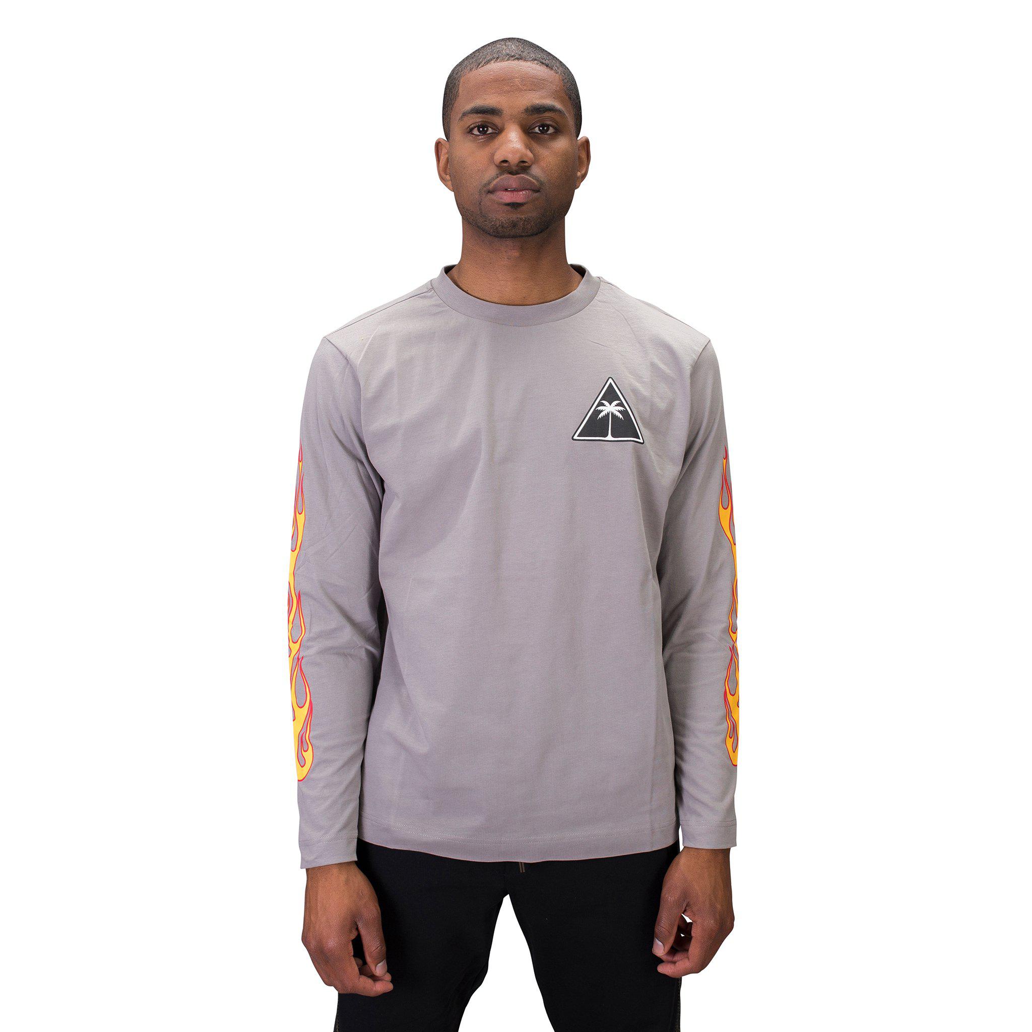 palm angels flame shirt