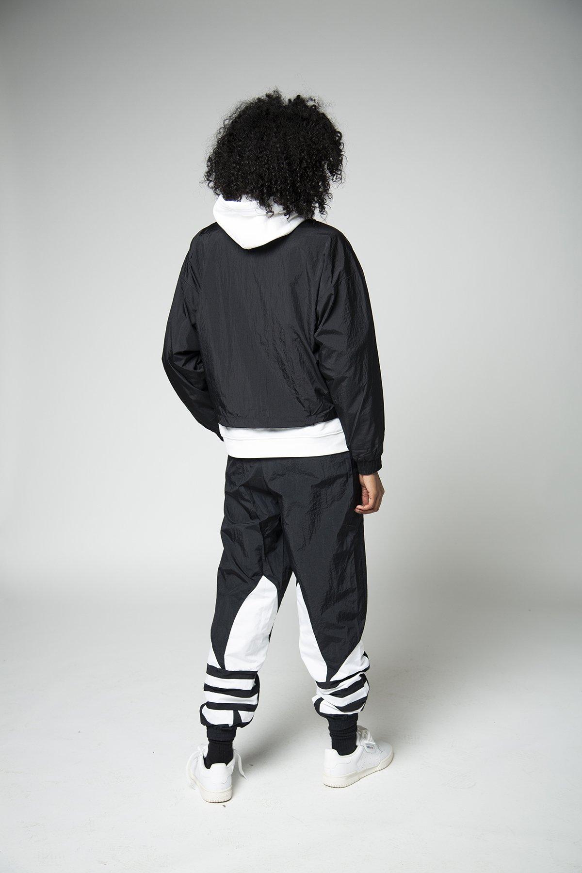 adidas Women's Large Logo Track Pant in Black | White (Black) | Lyst
