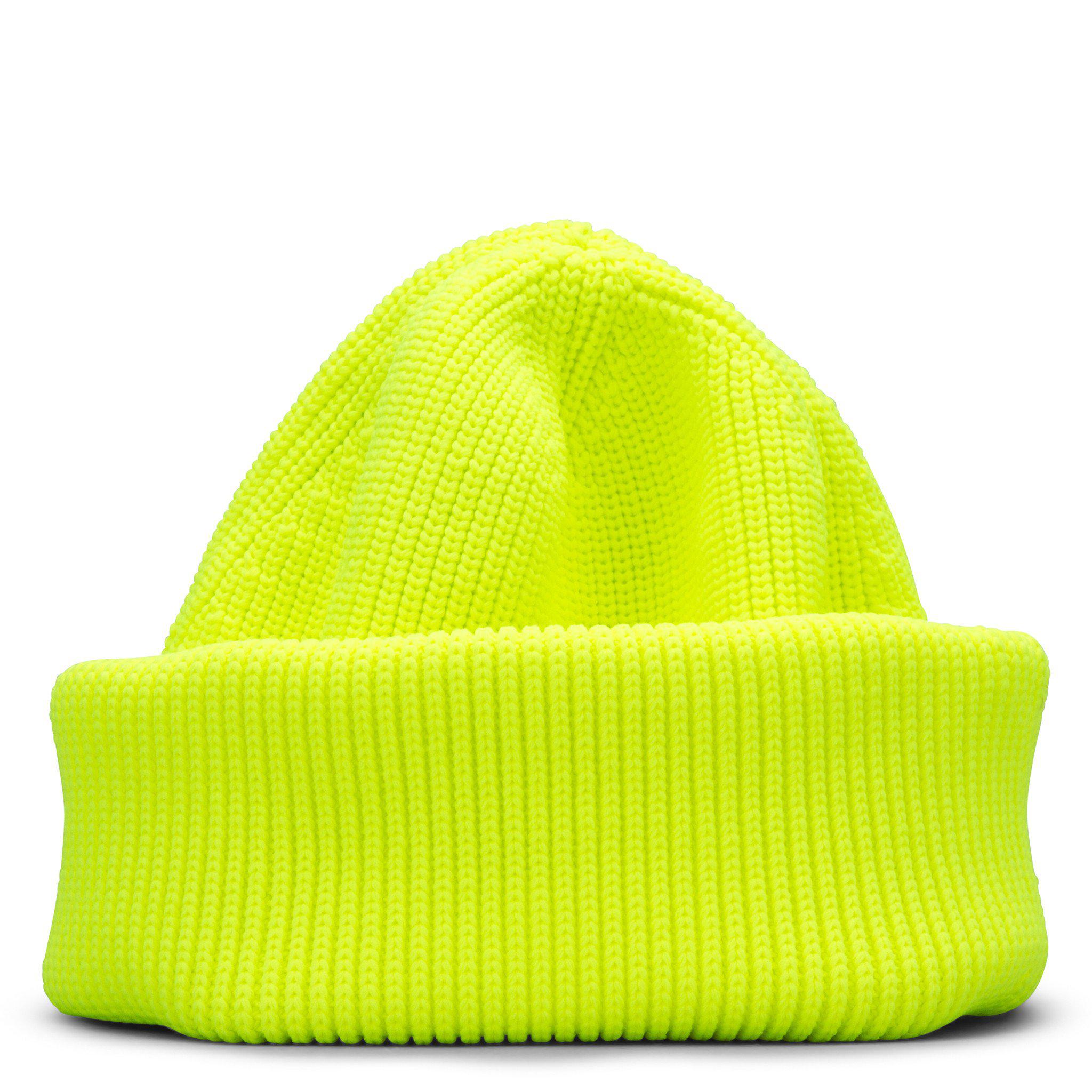 neon fisherman beanie