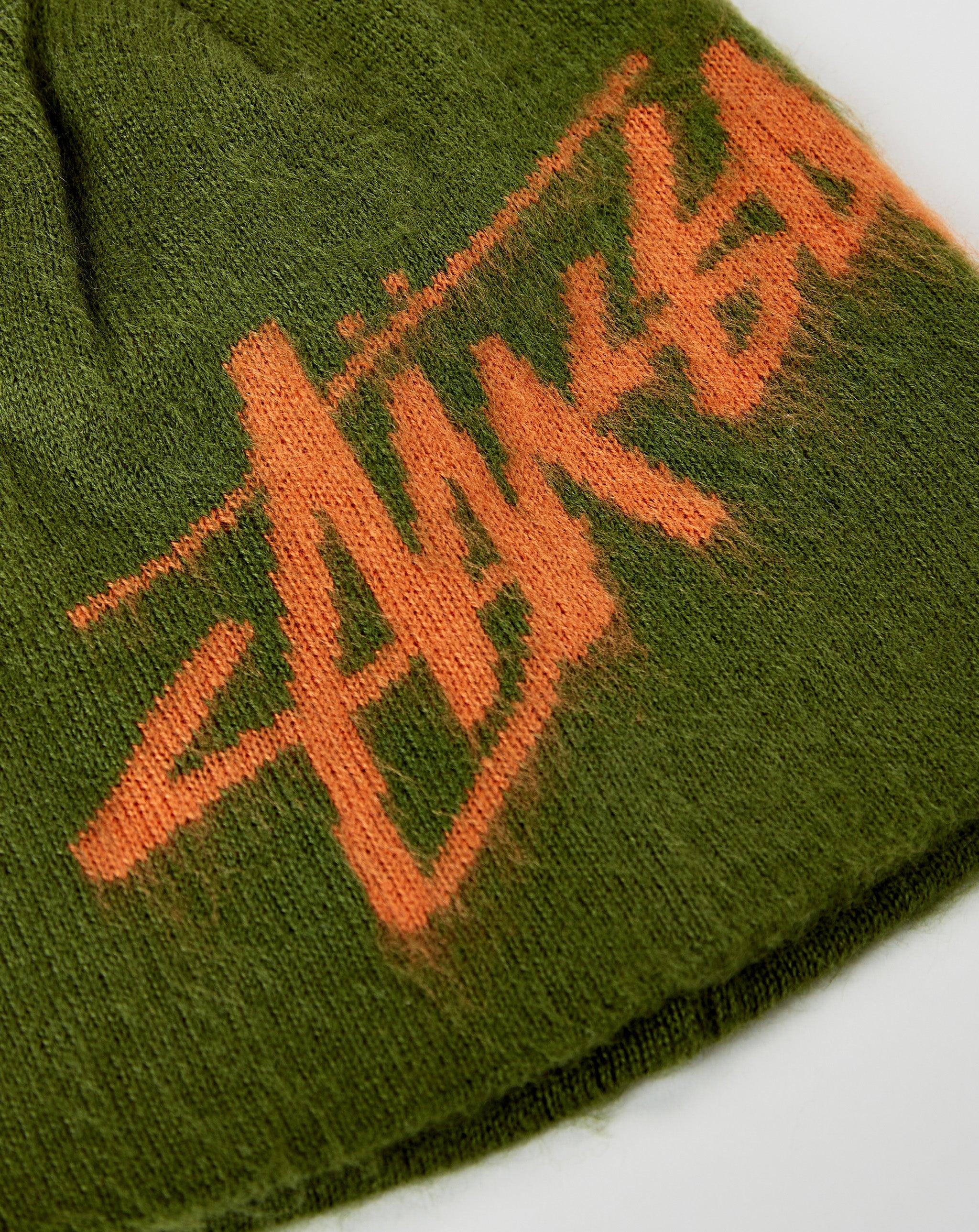 Stussy Brushed Out Stock Skullcap in Green for Men | Lyst