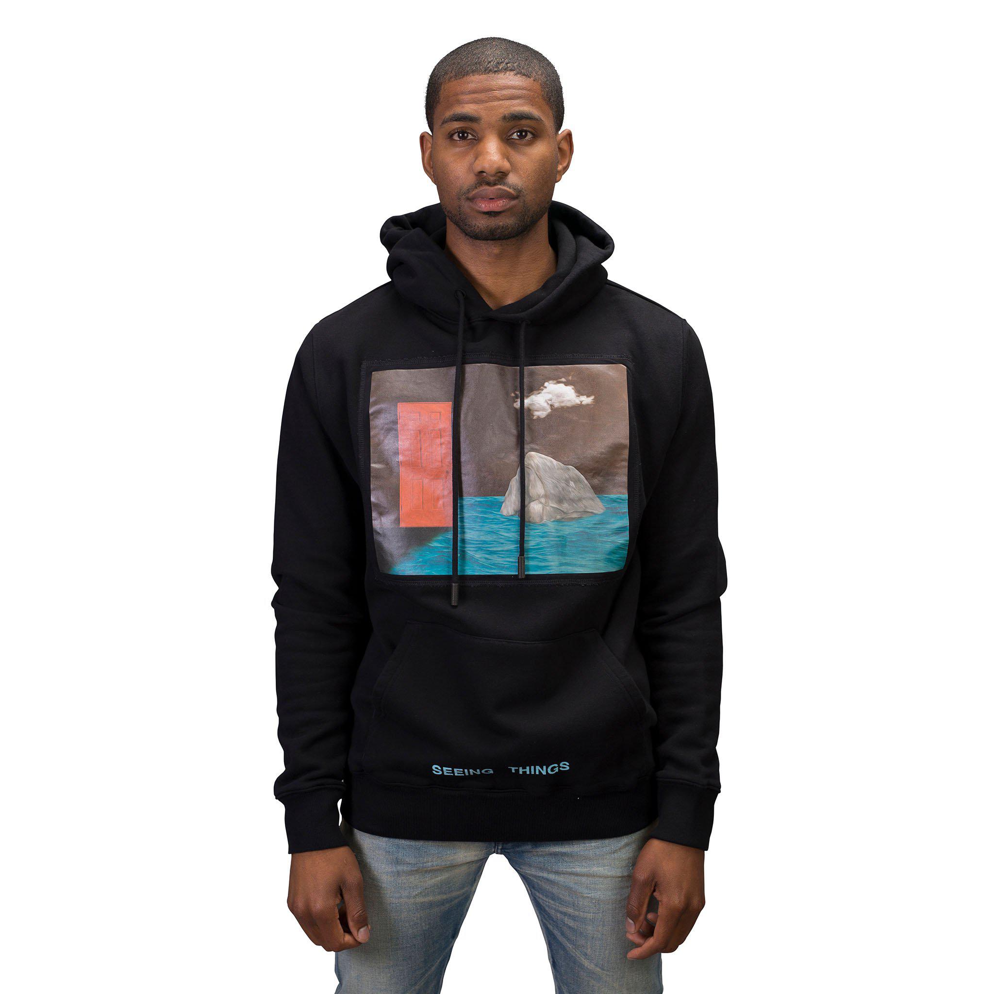 off white surreal hoodie