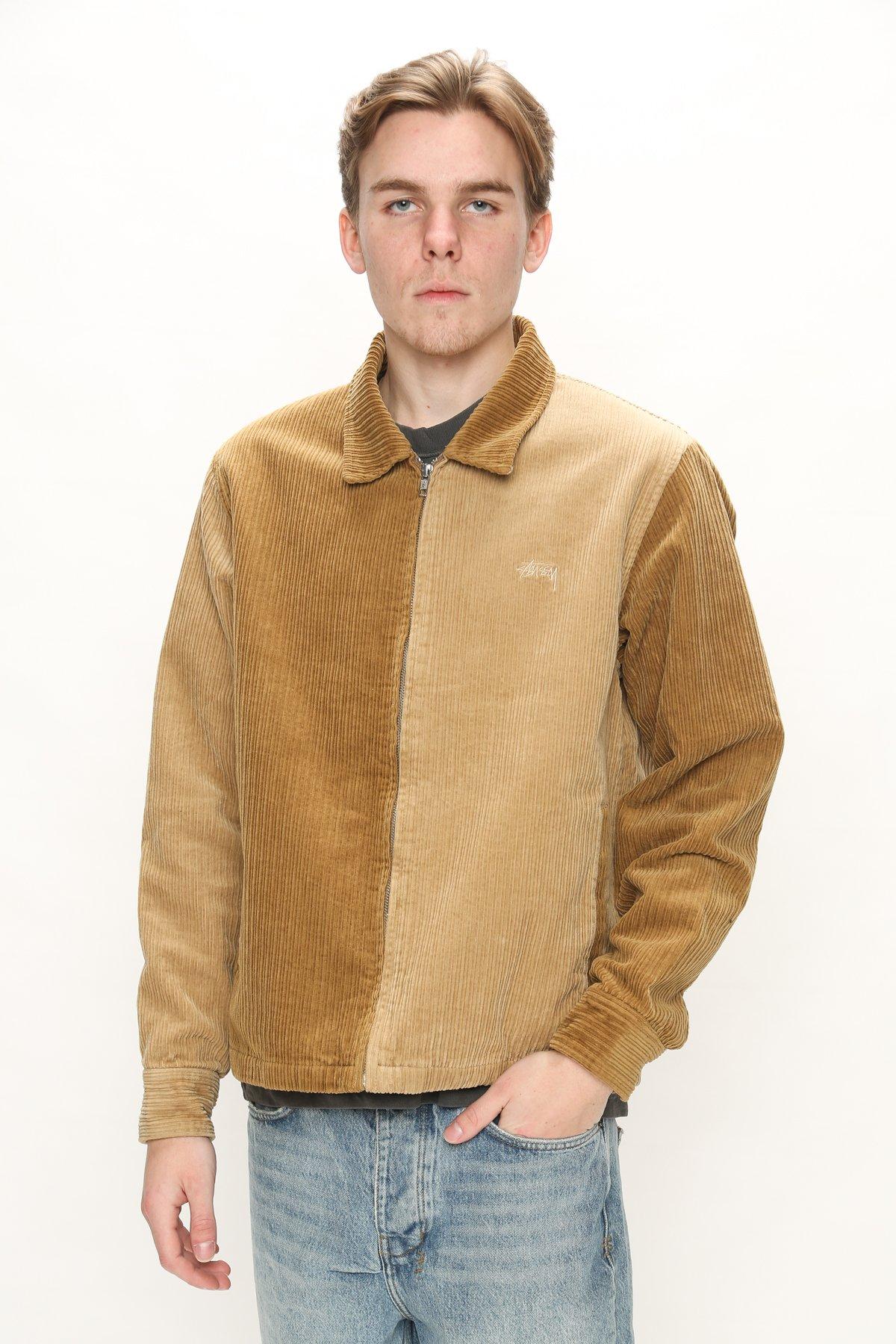 stussy mix up cord jacket