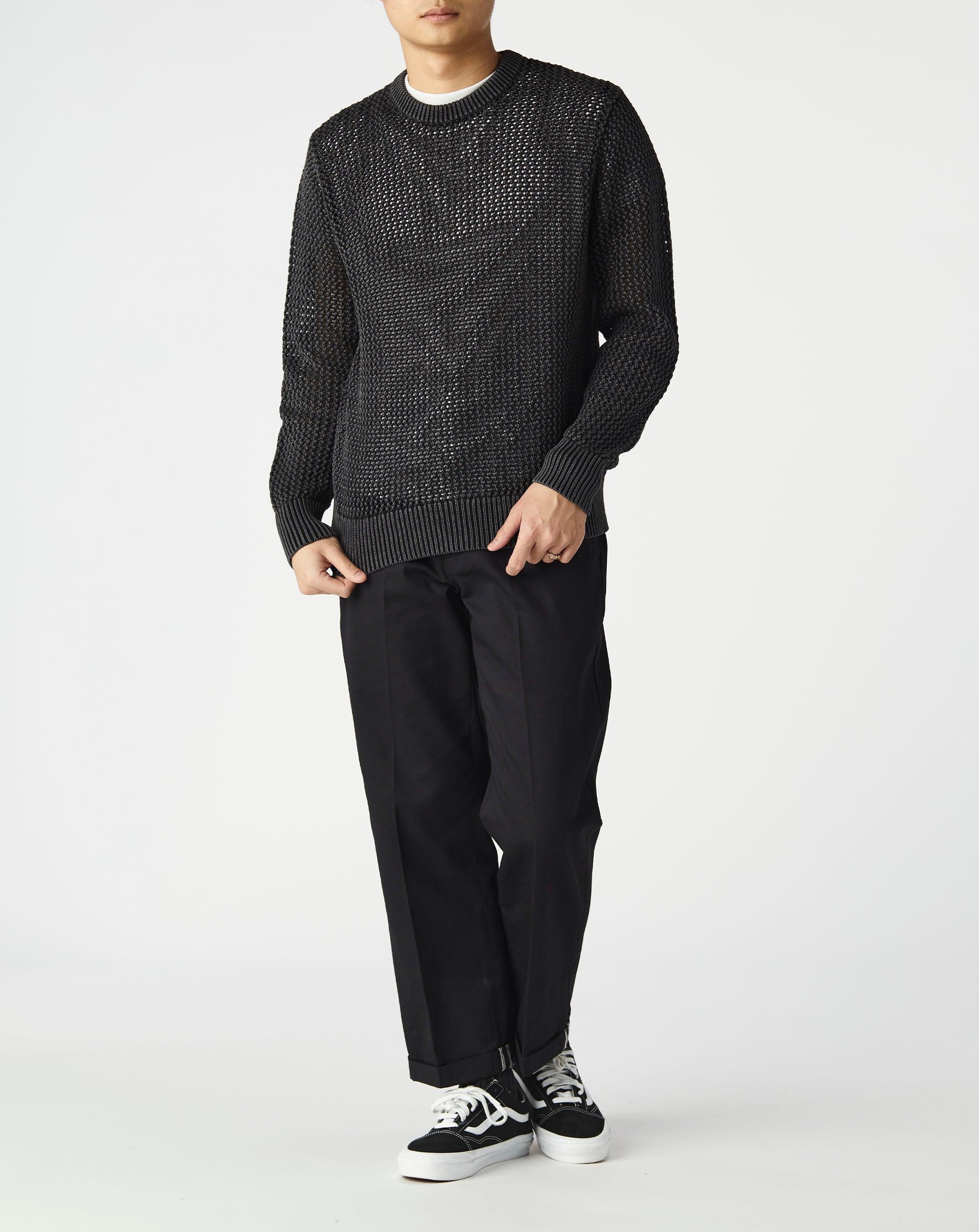 Stussy Pigment Dyed Loose Gauge Sweater in Black for Men | Lyst