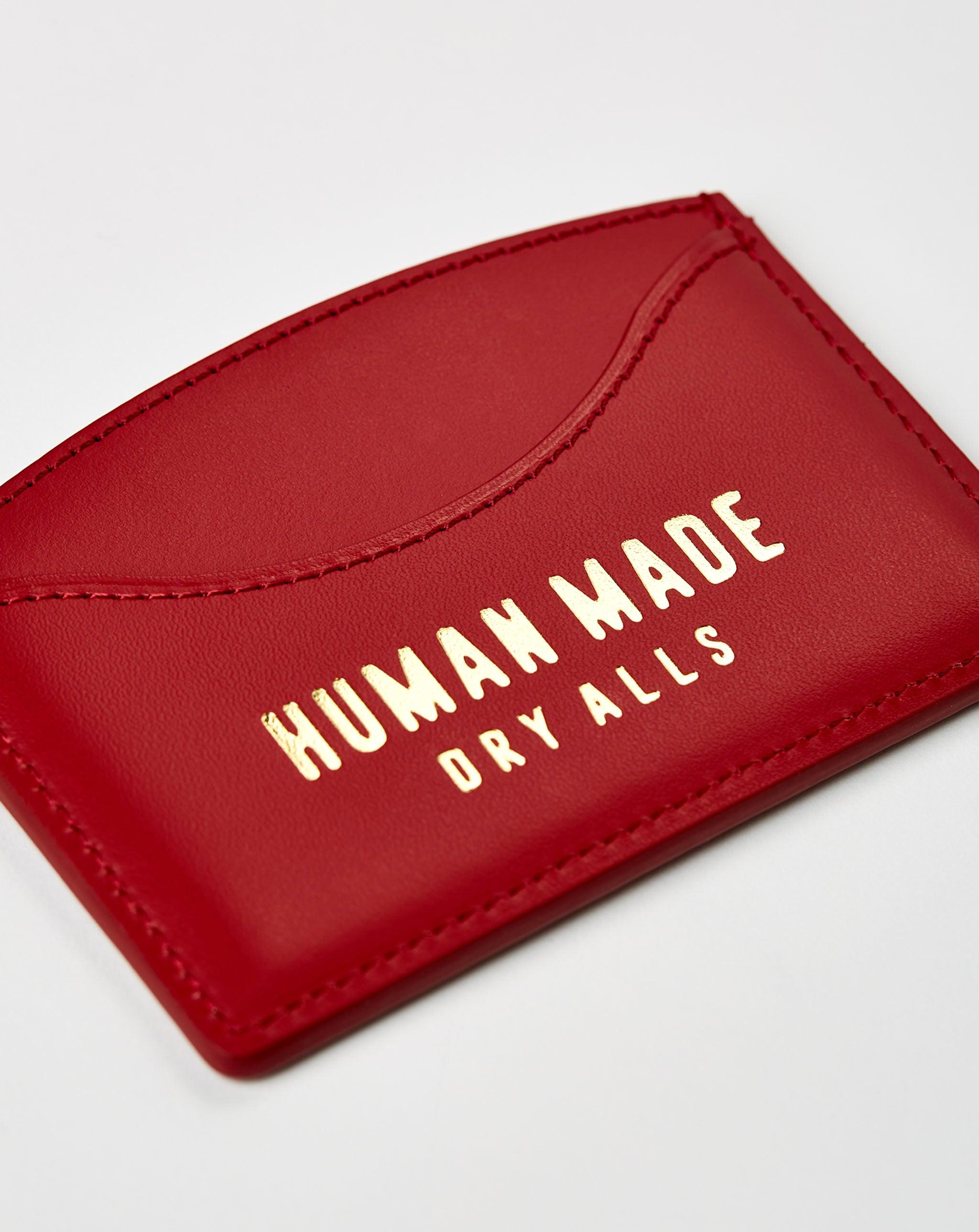 Human Made Leather Card Case in Red for Men | Lyst