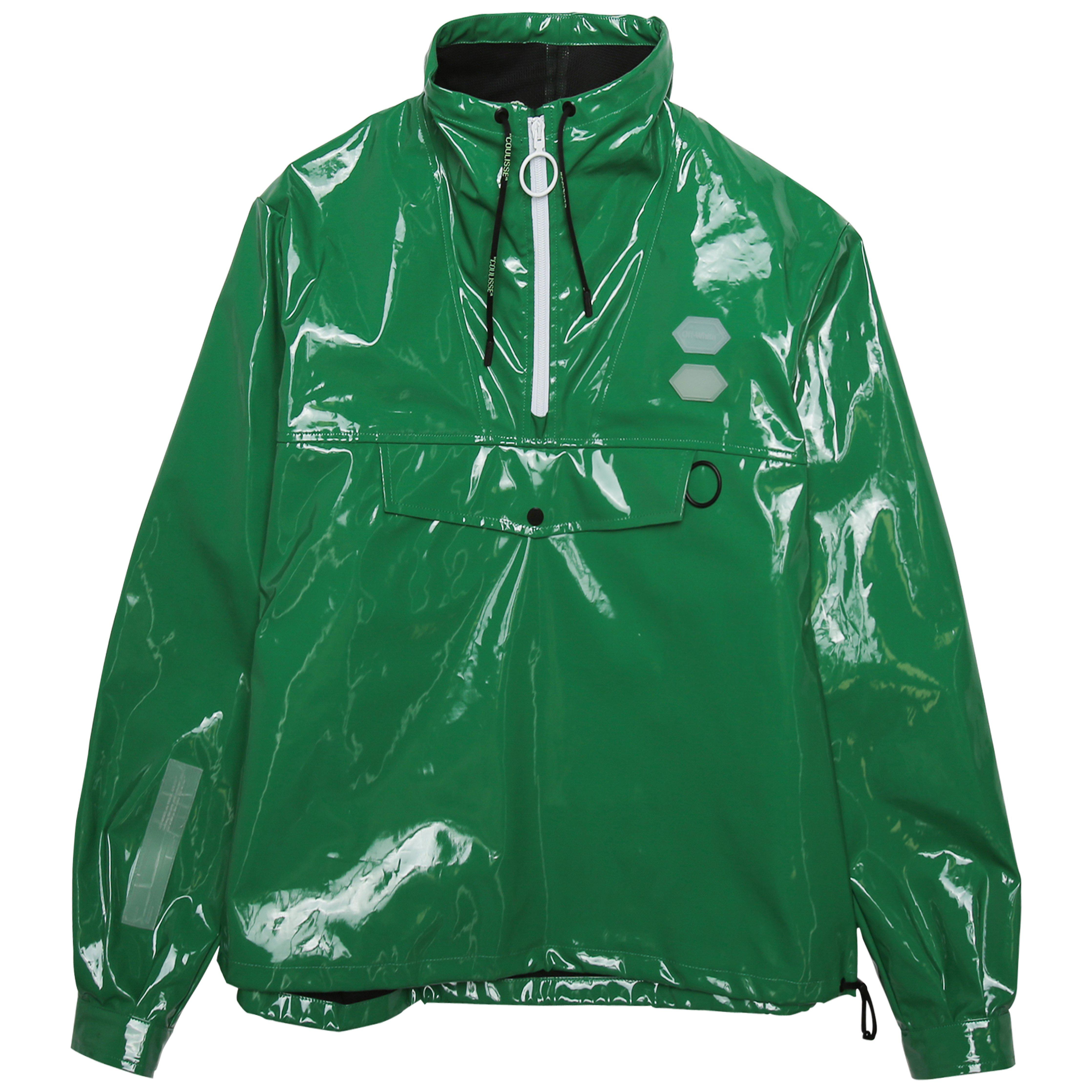 Off-White c/o Virgil Abloh Anorak Jacket in Green | Black (Green 