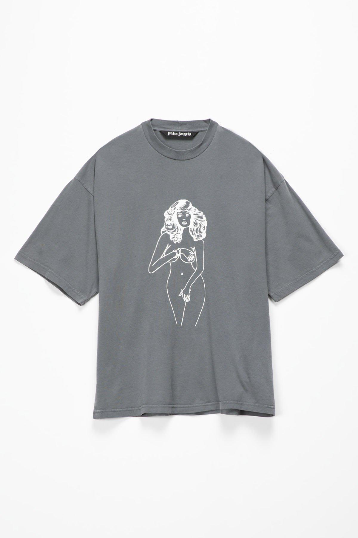 womens black palm angels t shirt