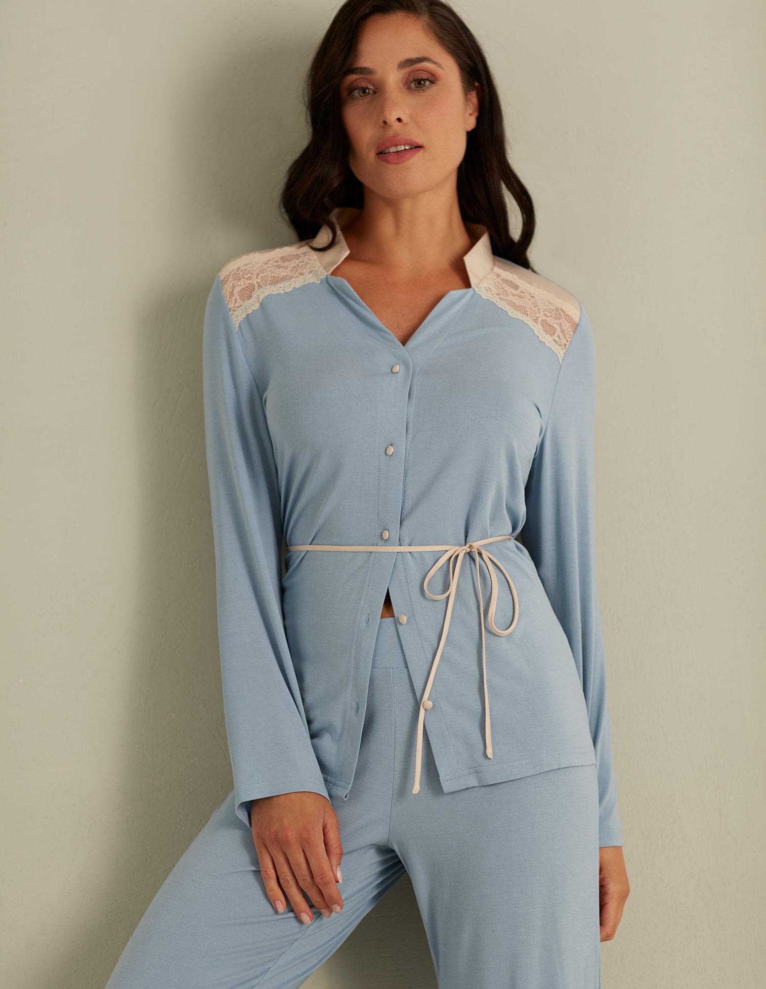 Long open pajamas - Magnolia di Yamamay in Blu | Lyst