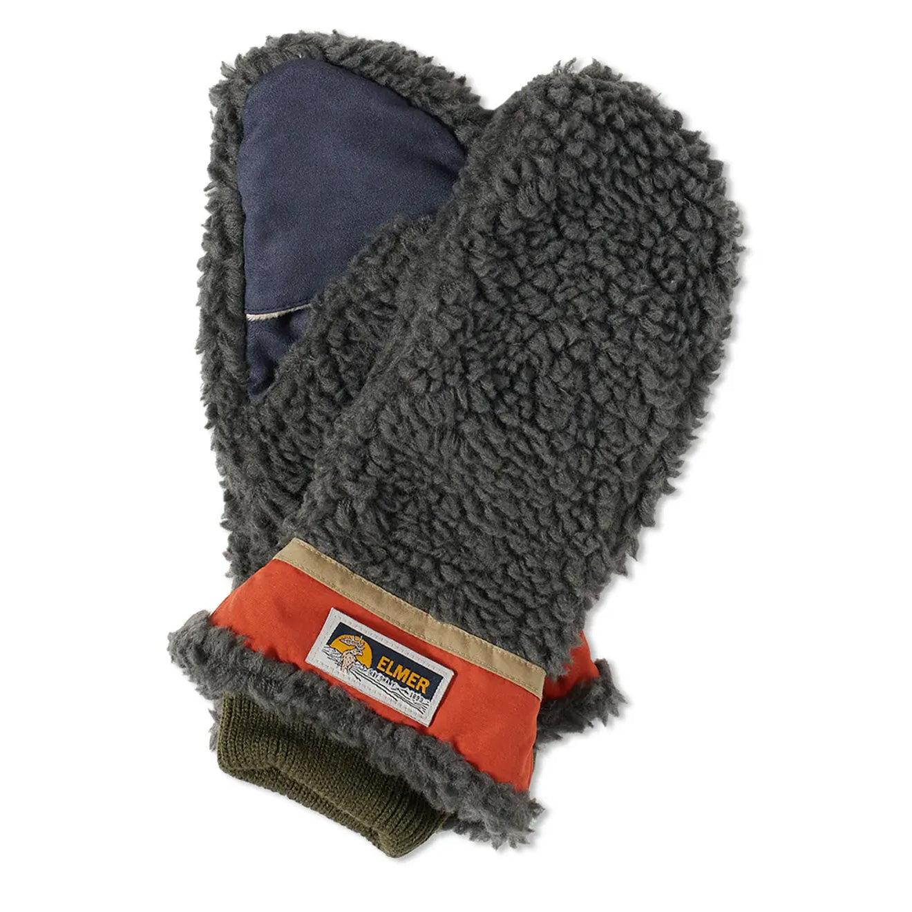 Elmer Gloves Wool Pile Mitten Khaki in Gray | Lyst
