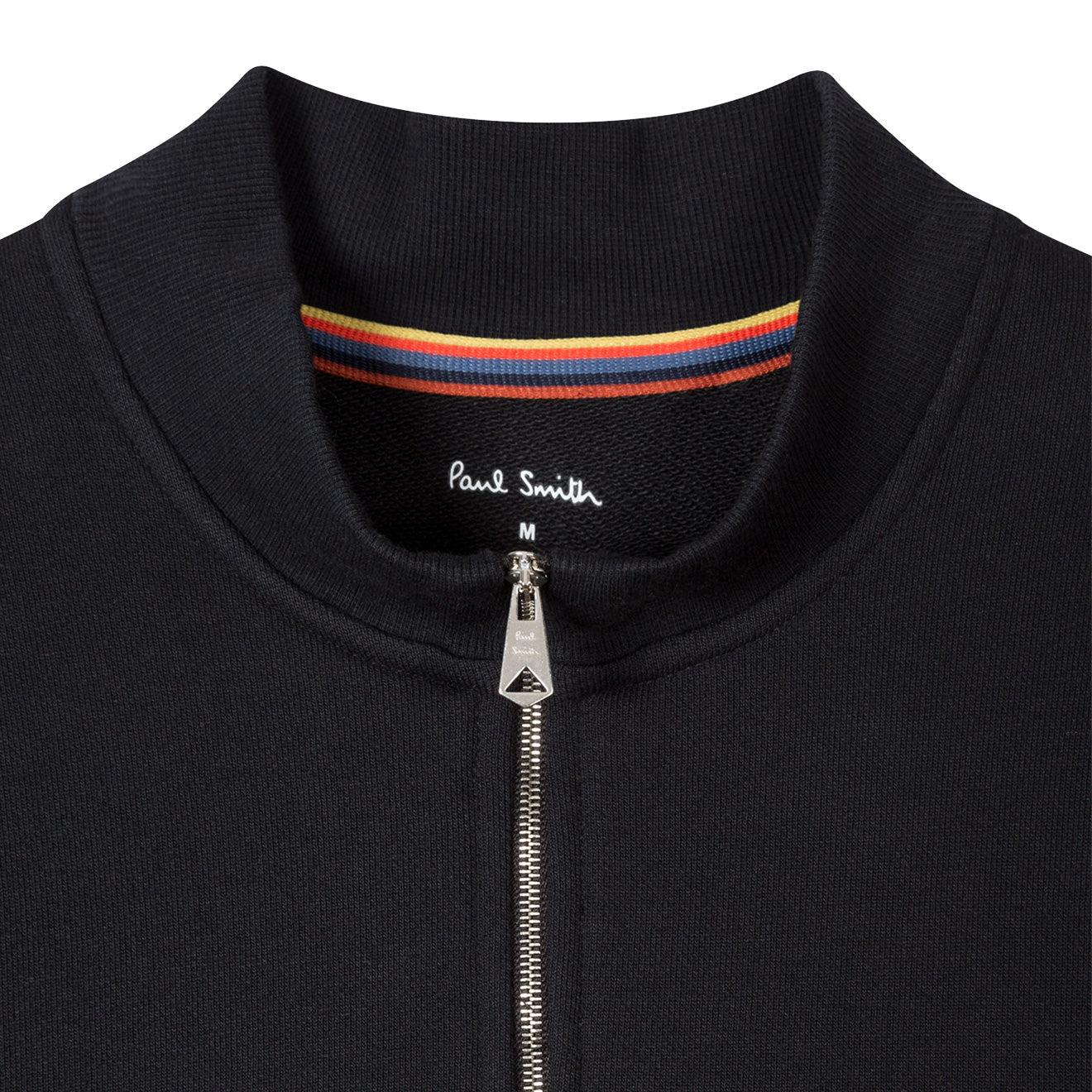 Paul Smith Half Zip Artist Stripe Sweatshirt in Black for Men | Lyst