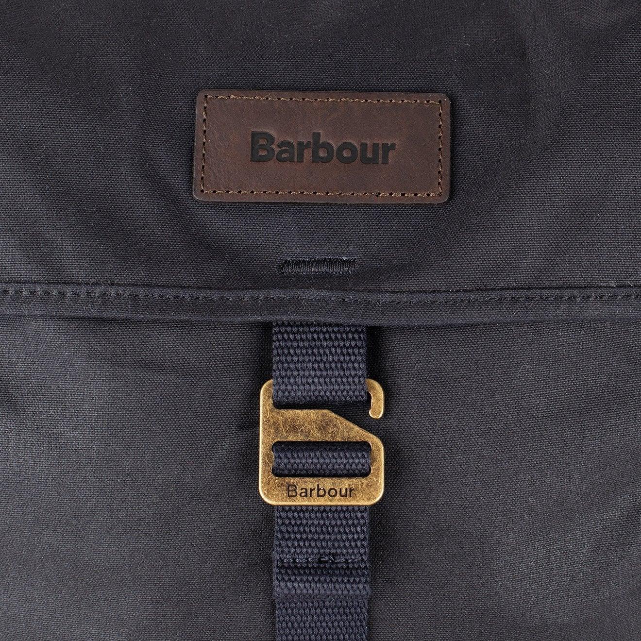 Barbour Canvas Essential Wax Backpack in Navy (Blue) for Men | Lyst