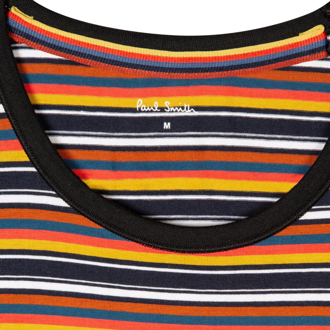 Paul Smith Artist Stripe T-shirt in Brown for Men | Lyst