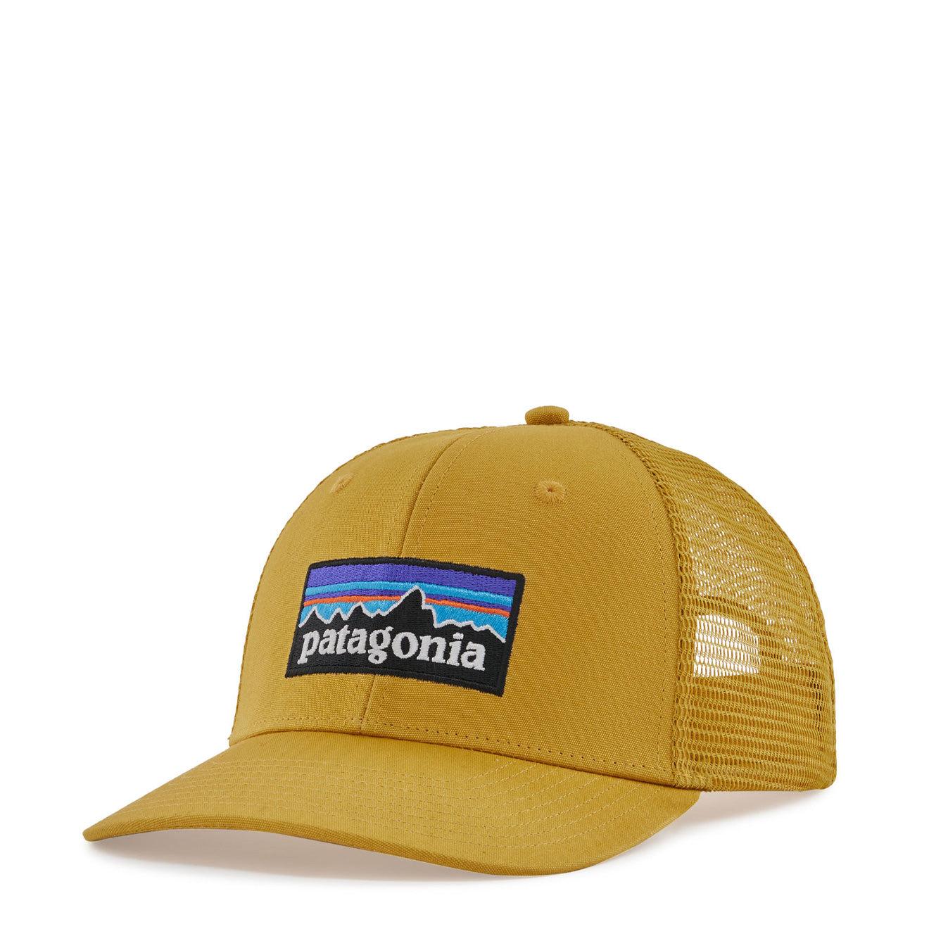 Patagonia P-6 Logo Trucker Hat in Yellow | Lyst