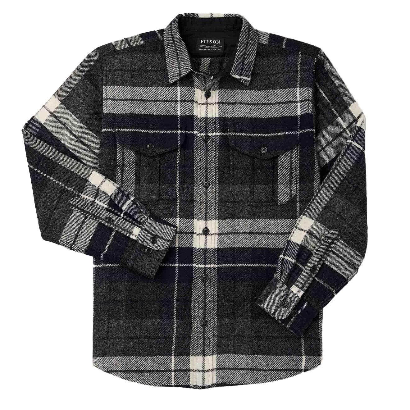 Filson Northwest Wool Shirt in Black for Men Lyst