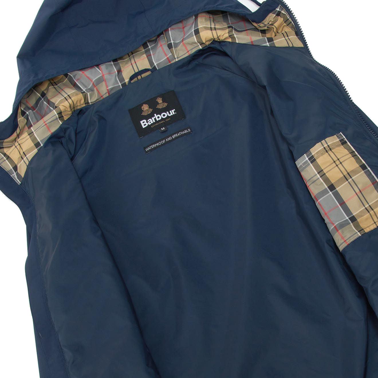 Barbour Hooded Domus Jacket in Blue for Men | Lyst