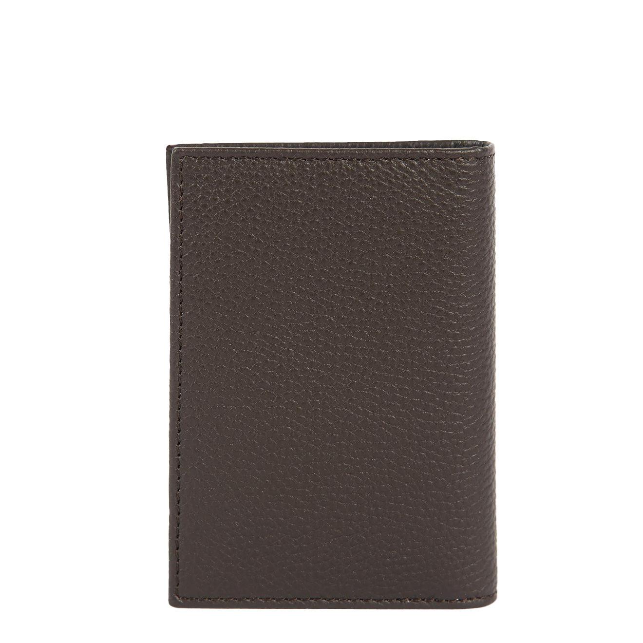 Barbour Contrast Leather Billfold Wallet Dark in Brown for Men Lyst