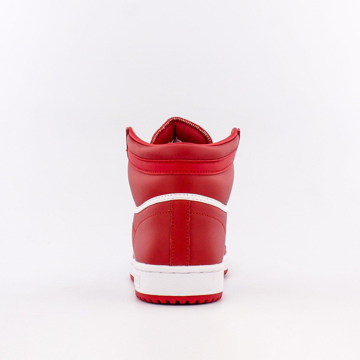 adidas Leather Top Ten Hi in Red/White (Red) for Men - Save 59% - Lyst