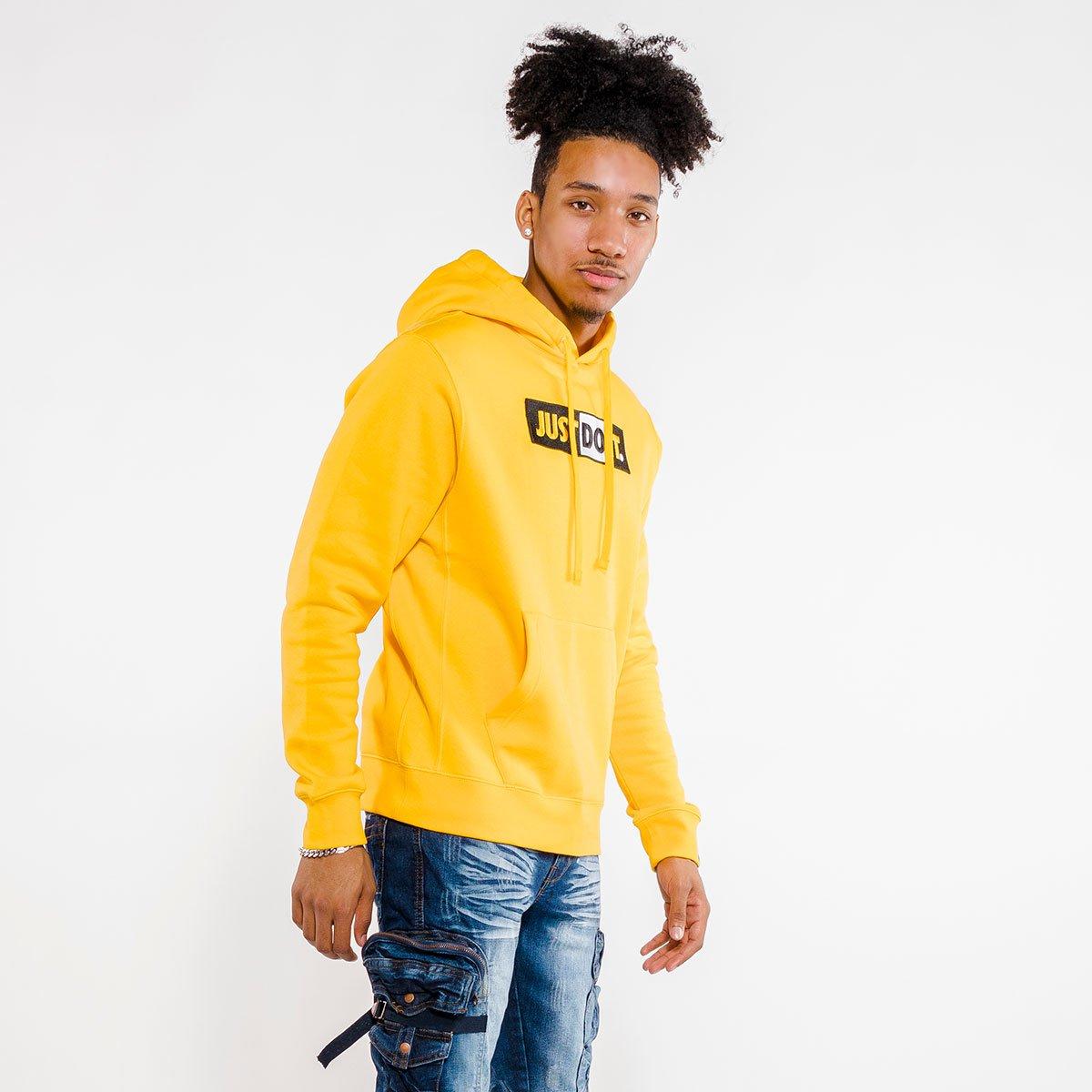yellow just do it hoodie