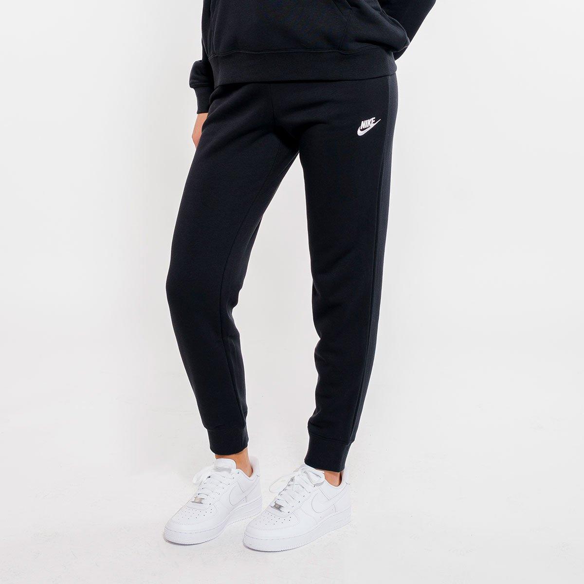 nike black and white sweatpants