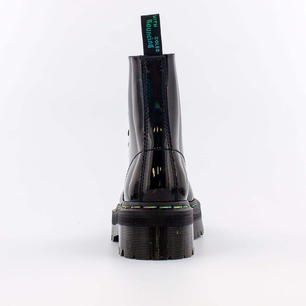 dr martens molly rainbow patent